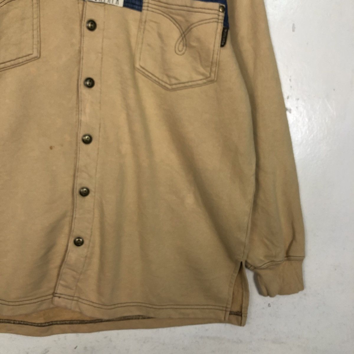 Japanese Brand 📌Vintage Button Chore Jacket Alapapa Issey Miyake Big Logo Size US M / EU 48-50 / 2 - 7 Thumbnail