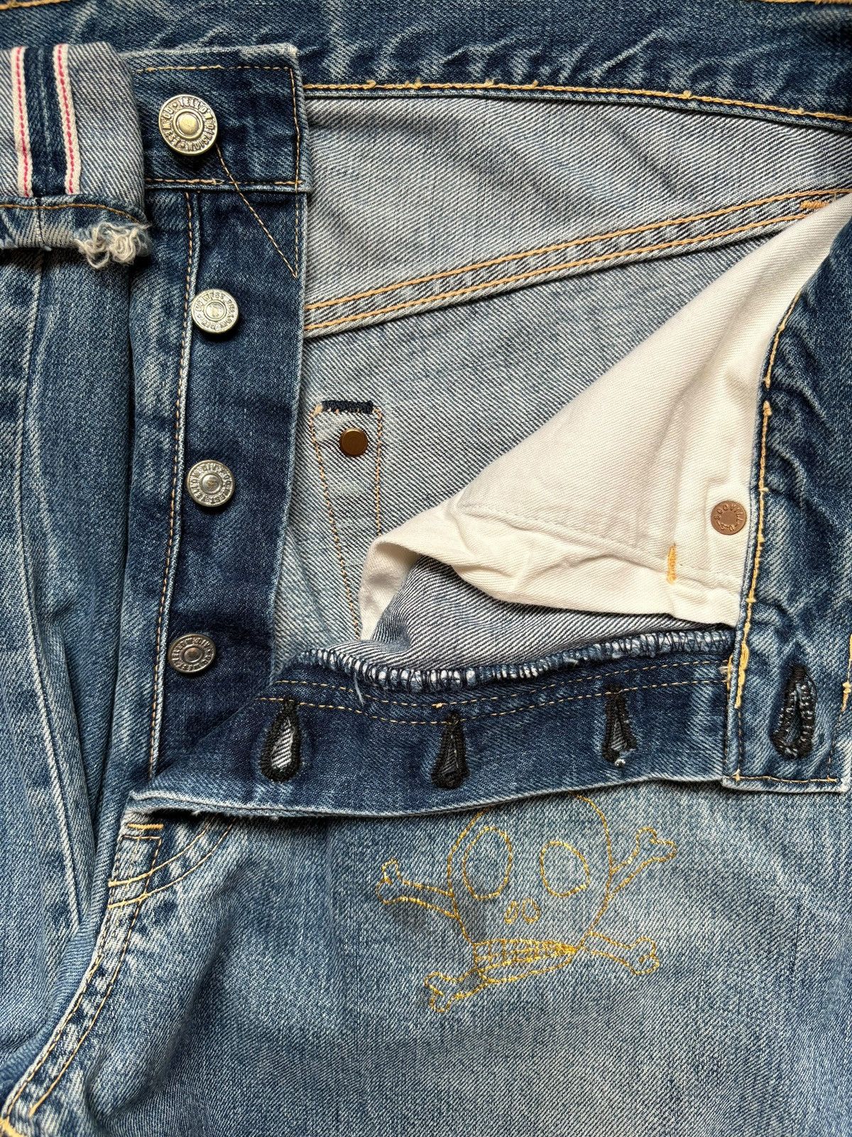 Japanese Brand Vintage Japanese Gowest Selvedge Mud Wash Loose Baggy Jean Size US 34 / EU 50 - 4 Thumbnail