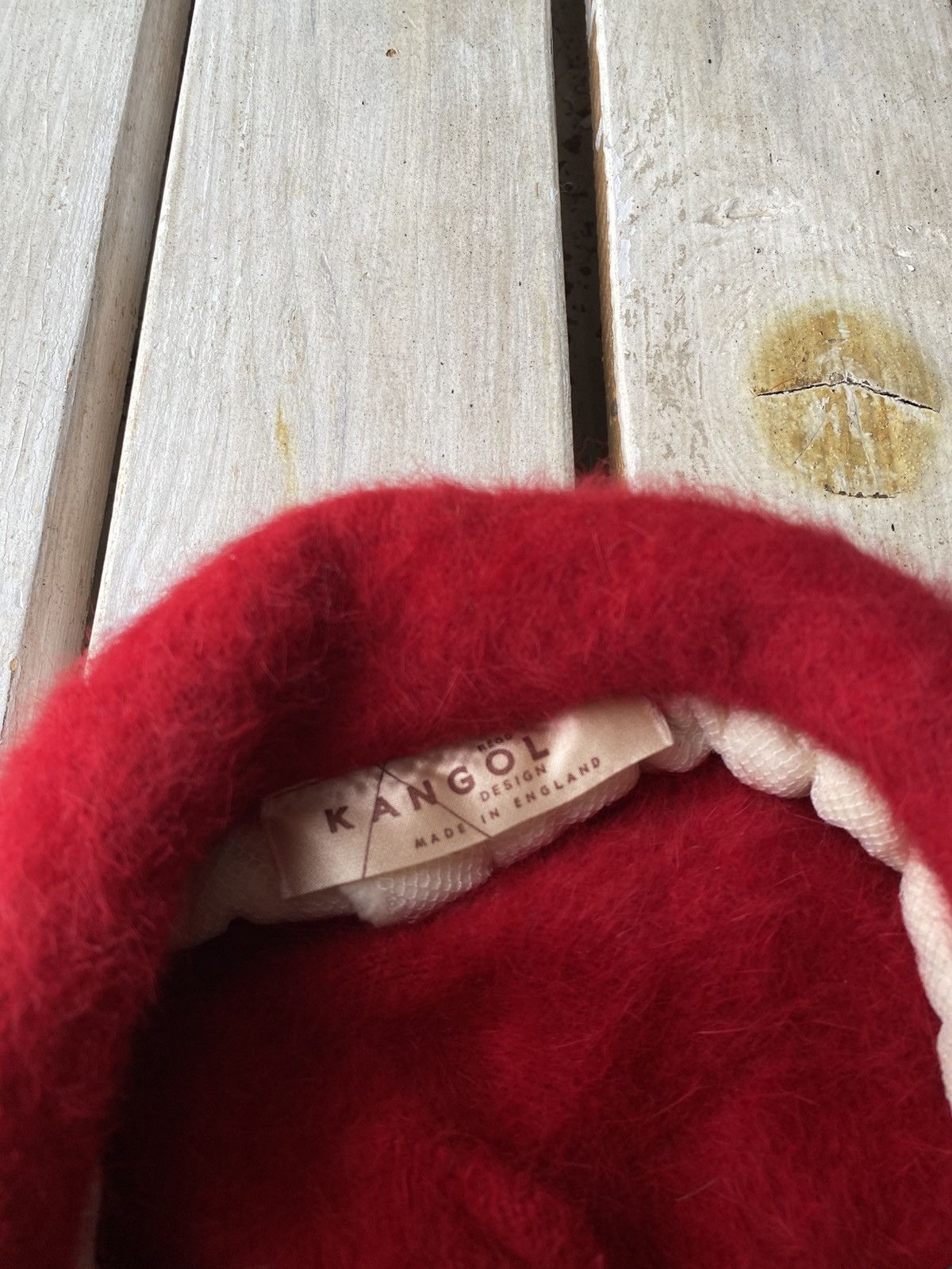 Designer × Kangol × Vintage Kangol England Vintage 90s Wool Beret Hat Cap Size ONE SIZE - 6 Thumbnail