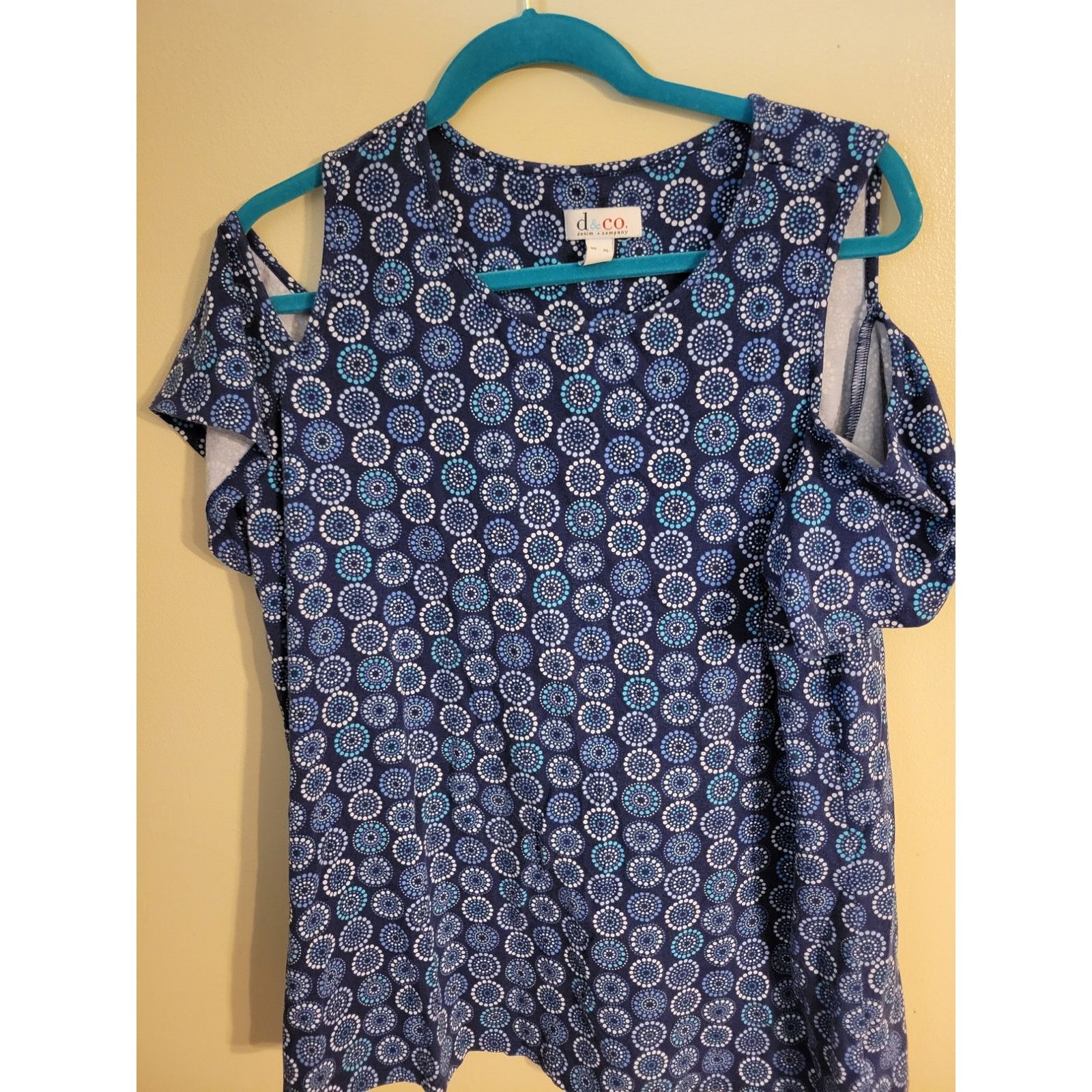 Denim & Co. Denim & Co Blue Top XL Size XL / US 12-14 / IT 48-50 - 3 Thumbnail