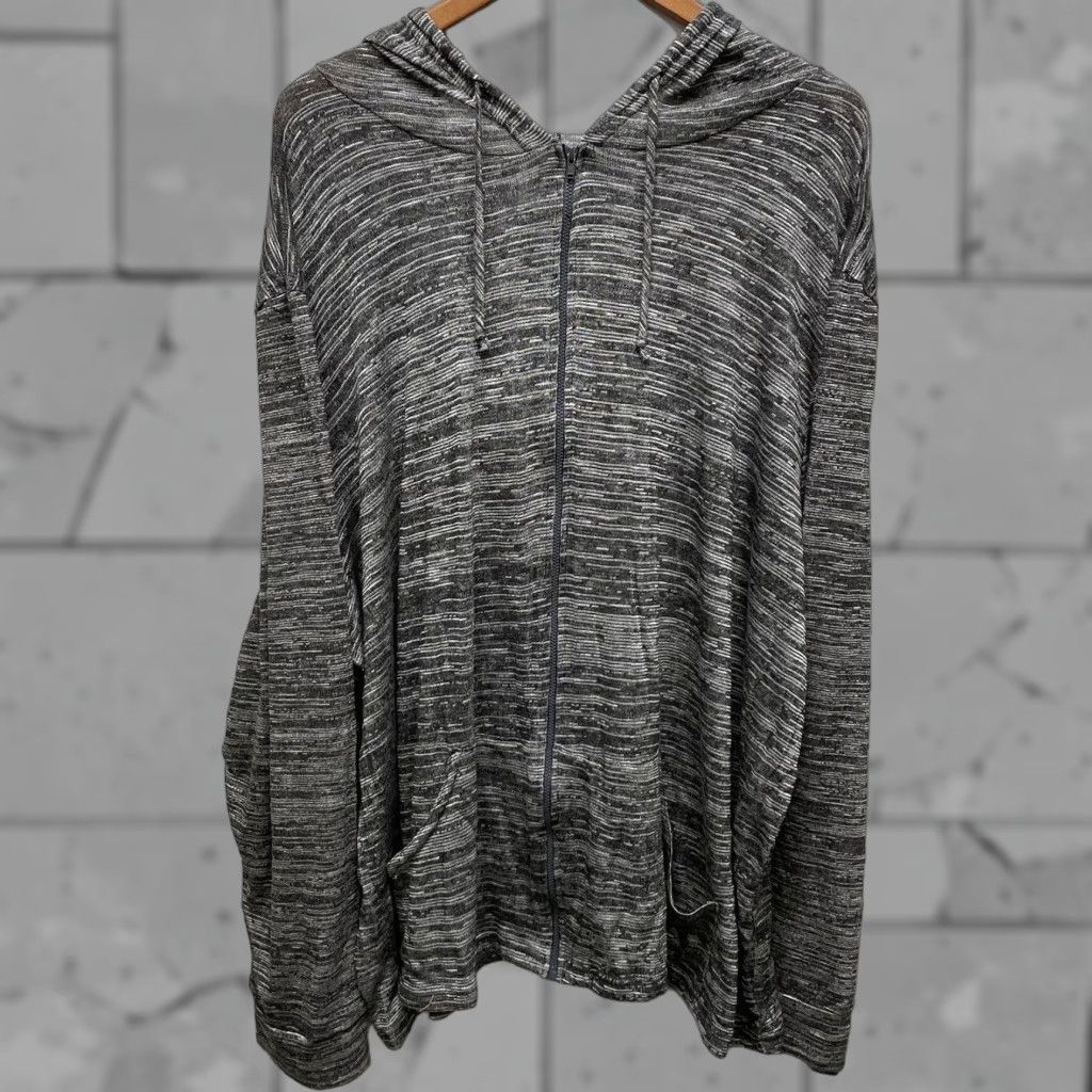 Vintage VTG Spoiled Rotten USA polyester blend Gray drawstring Zip-up hoodie Womens 4X Size XXL / US 16-18 / IT 52-54 - 1 Thumbnail