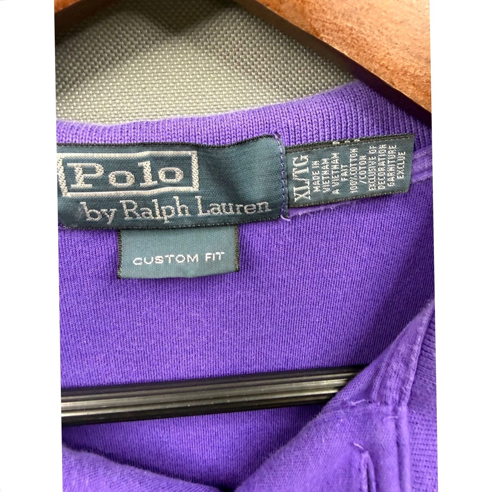 Polo Ralph Lauren Polo Ralph Lauren Polo Shirt Mens Purple Custom Fit Short Sleeve XL Size US XL / EU 56 / 4 - 7 Thumbnail
