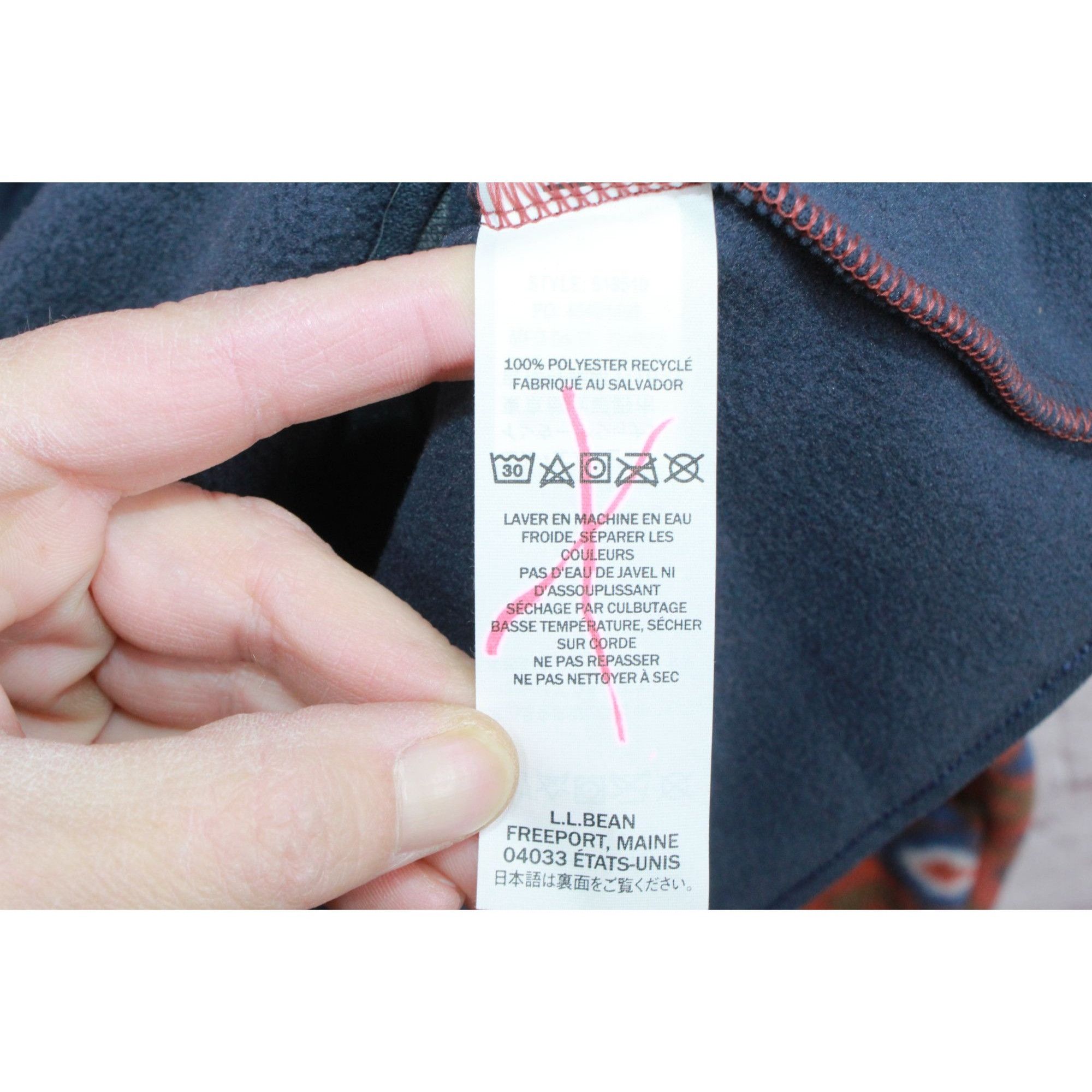 L.L. Bean LL Bean Men's Trail Fleece Half Zip Hooded Colorblock XL Size US XL / EU 56 / 4 - 9 Thumbnail
