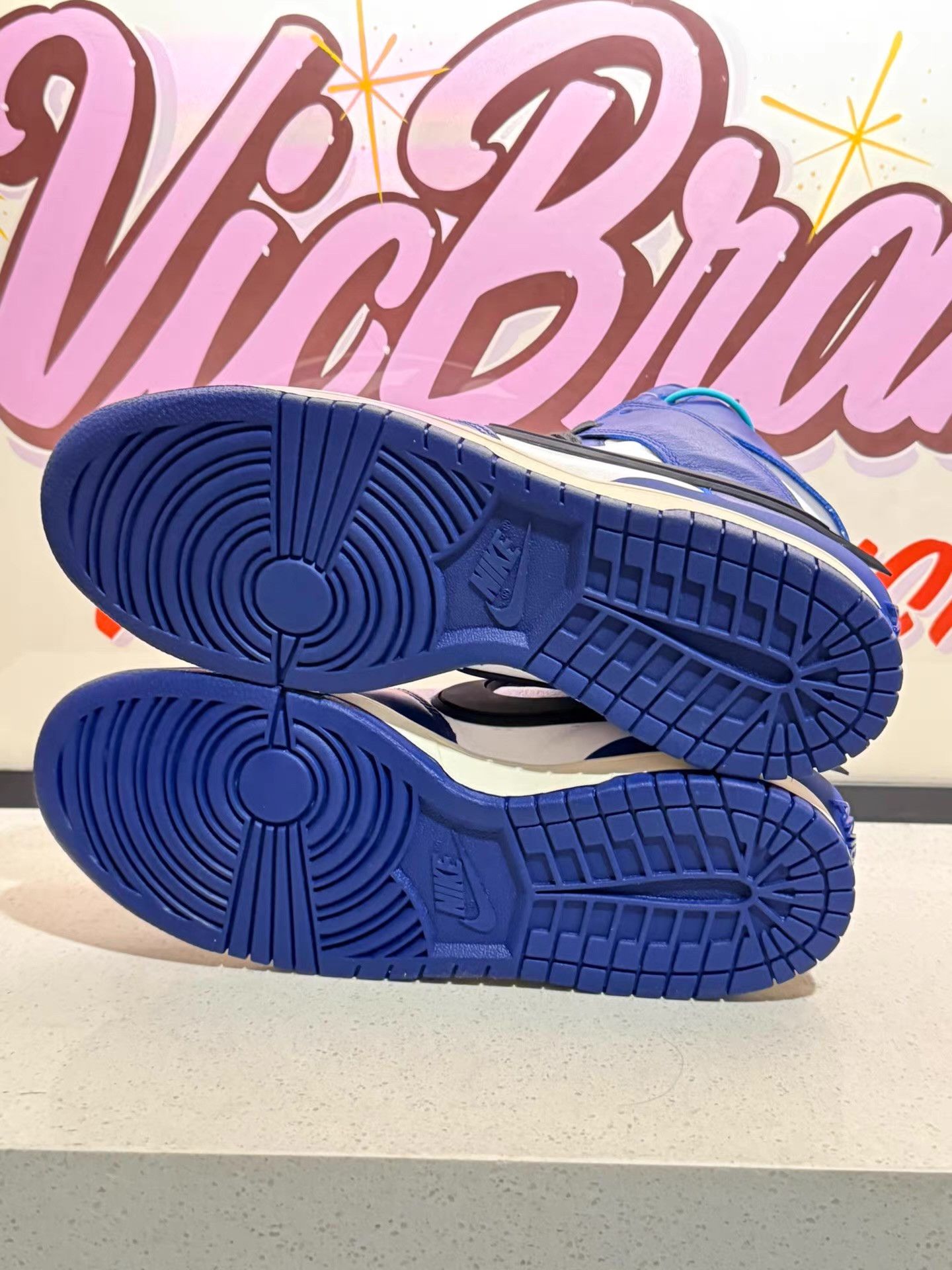 Nike AMBUSH x Nike Dunk Deep Royal high-top sneakers Ｑ20 Size US 9.5 / EU 42-43 - 4 Thumbnail