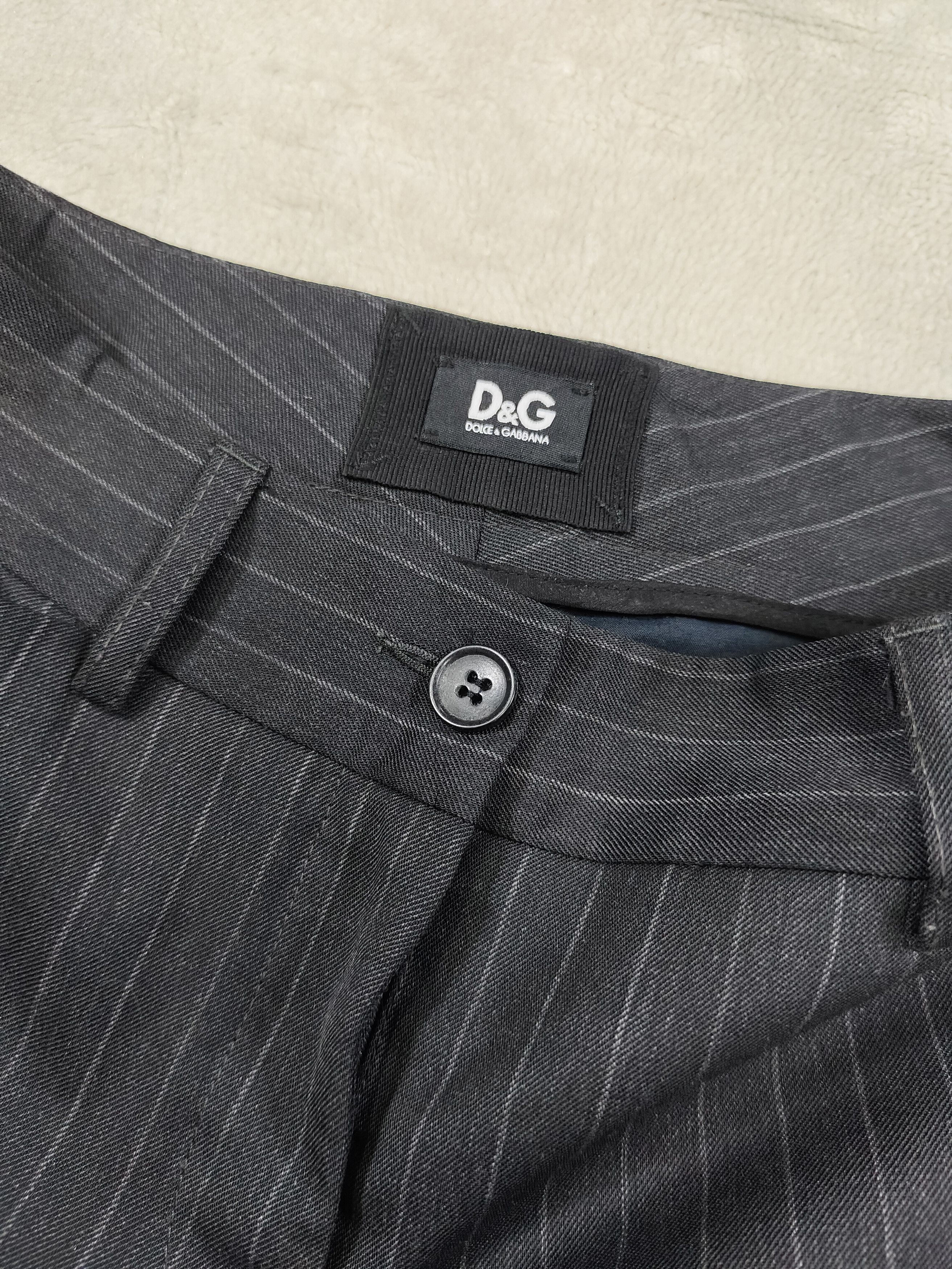 Dolce & Gabbana 00s Dolce Gabbana- Sharp Tailoring Pinstripe Slim Blazer Set Size M / US 6-8 / IT 42-44 - 12 Thumbnail