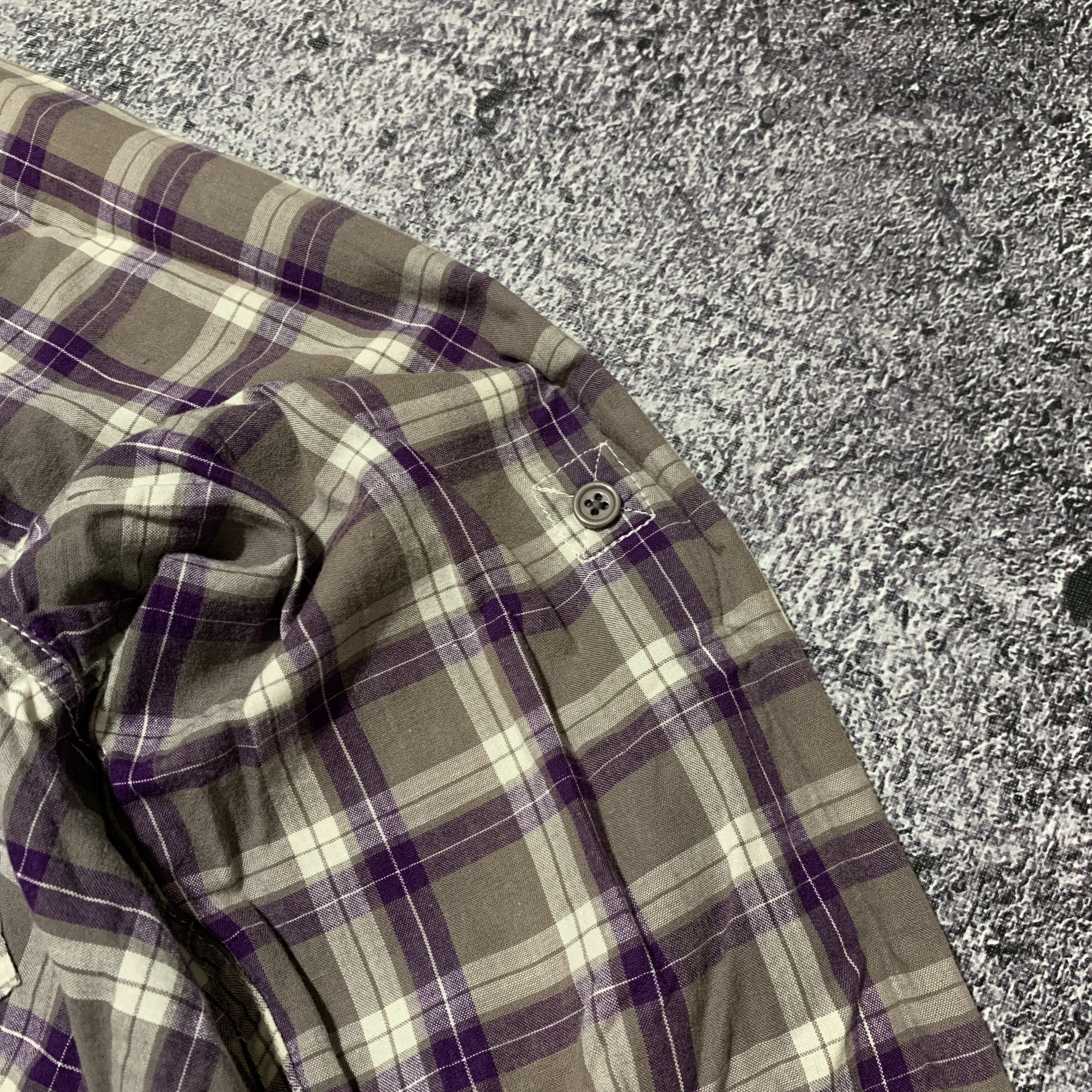 PPFM 2000s PPFM Plaid Pocket Zip Snap Button Shirt Size US M / EU 48-50 / 2 - 3 Thumbnail