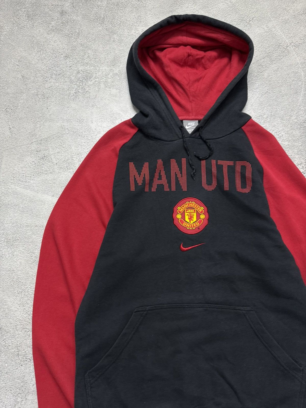 Nike Vintage Y2K Nike Manchester United Big Swoosh Hoodie 00’s Size US S / EU 44-46 / 1 - 1 Thumbnail