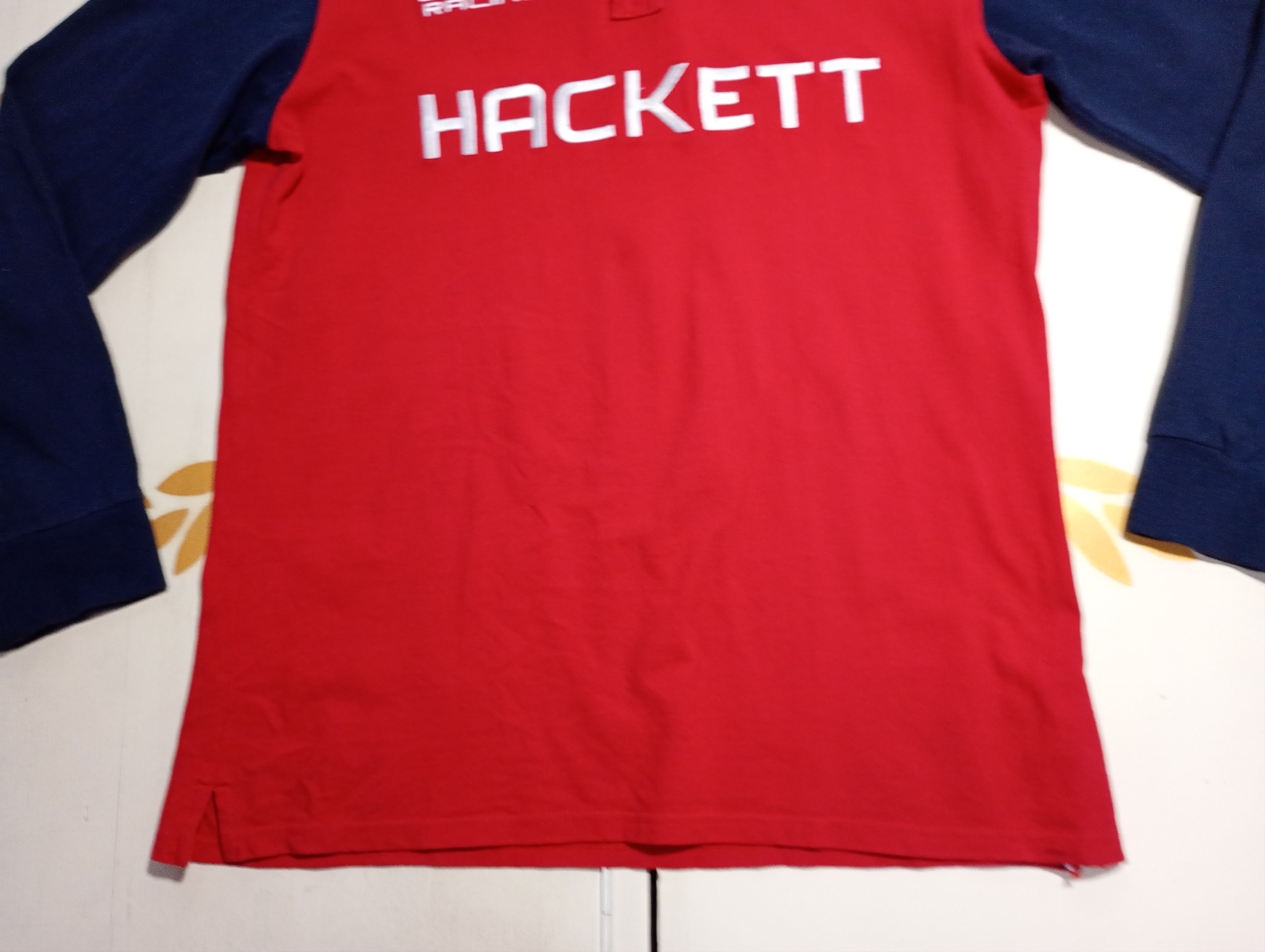 Hackett Hackett Aston Martin Racing Long Sleeve Polo Shirt Size US XXL / EU 58 / 5 - 3 Thumbnail