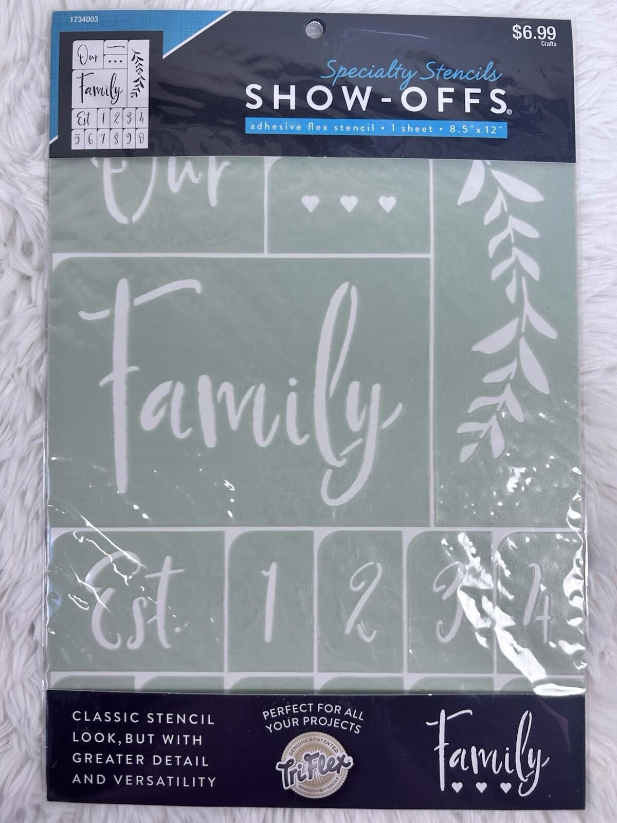 Designer 3 Lot Specialty Stencils 1 Sheet 8.5" X 12" Each Hobby Lobby Size ONE SIZE - 4 Thumbnail