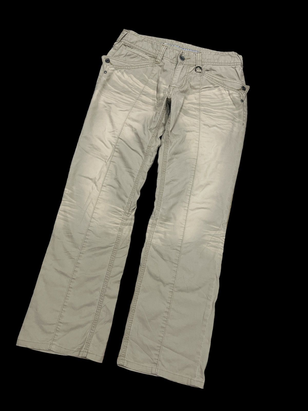 Japanese Brand × Vintage FLARED🔥NICOLE CLUB COTTON PANT Size US 29 - 4 Thumbnail