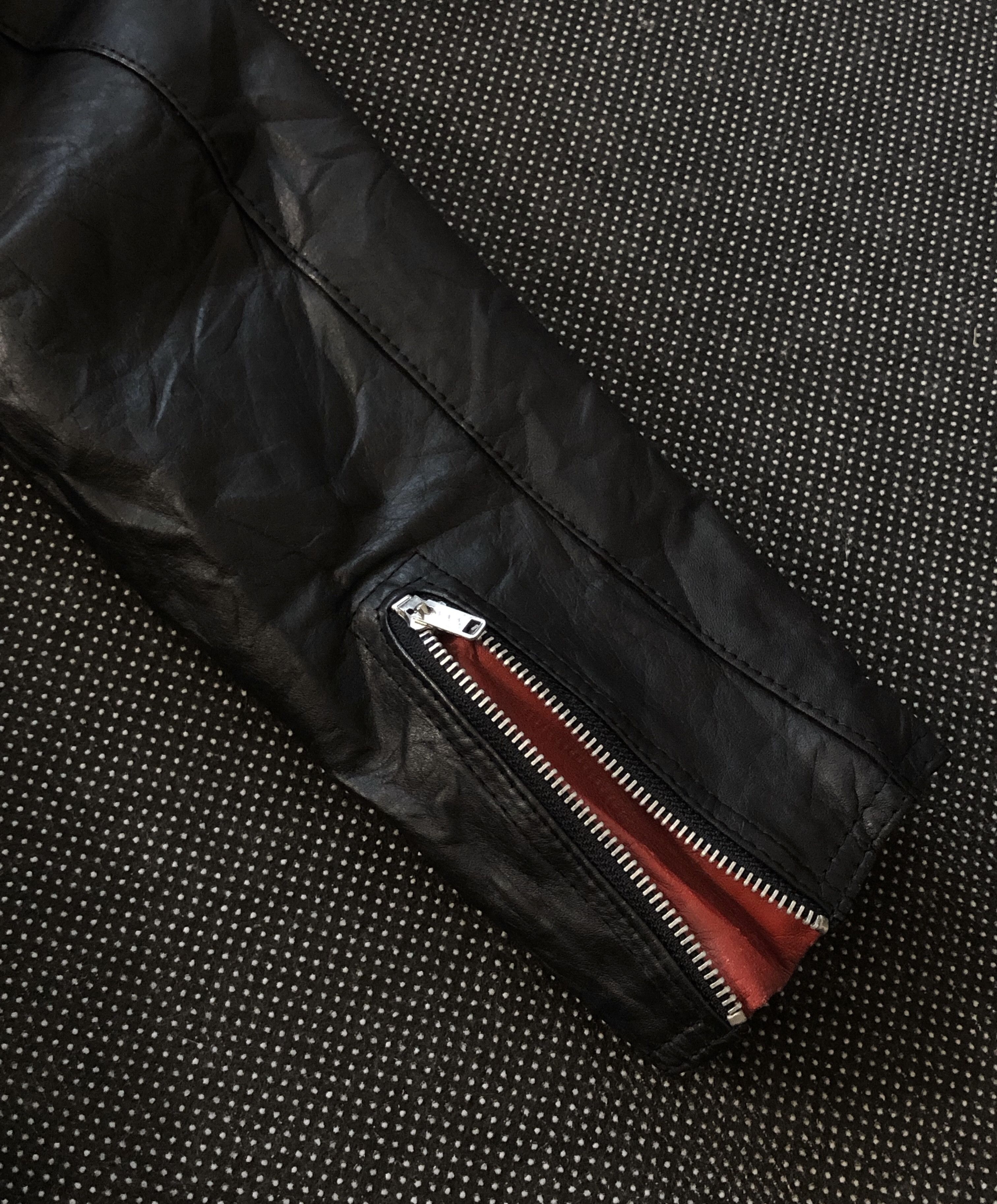 Japanese Brand SICK🔥80’S JAPAN COWHIDE DOUBLE COLLAR BONDAGE JACKET Size US S / EU 44-46 / 1 - 12 Thumbnail