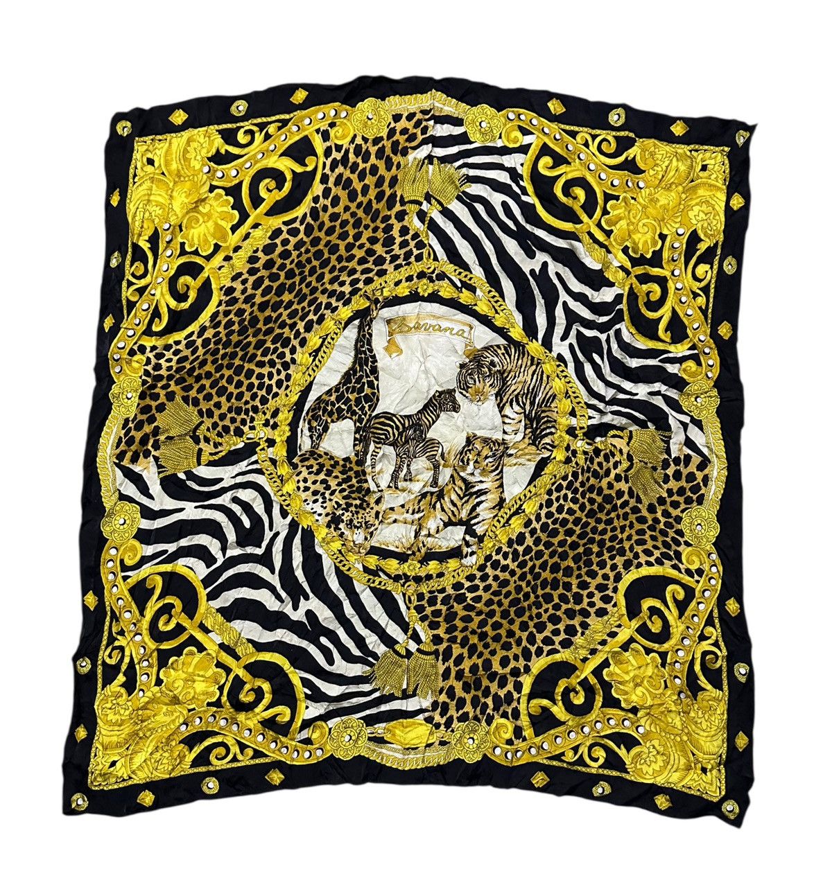 Designer Savana silk scarf Size ONE SIZE - 6 Thumbnail