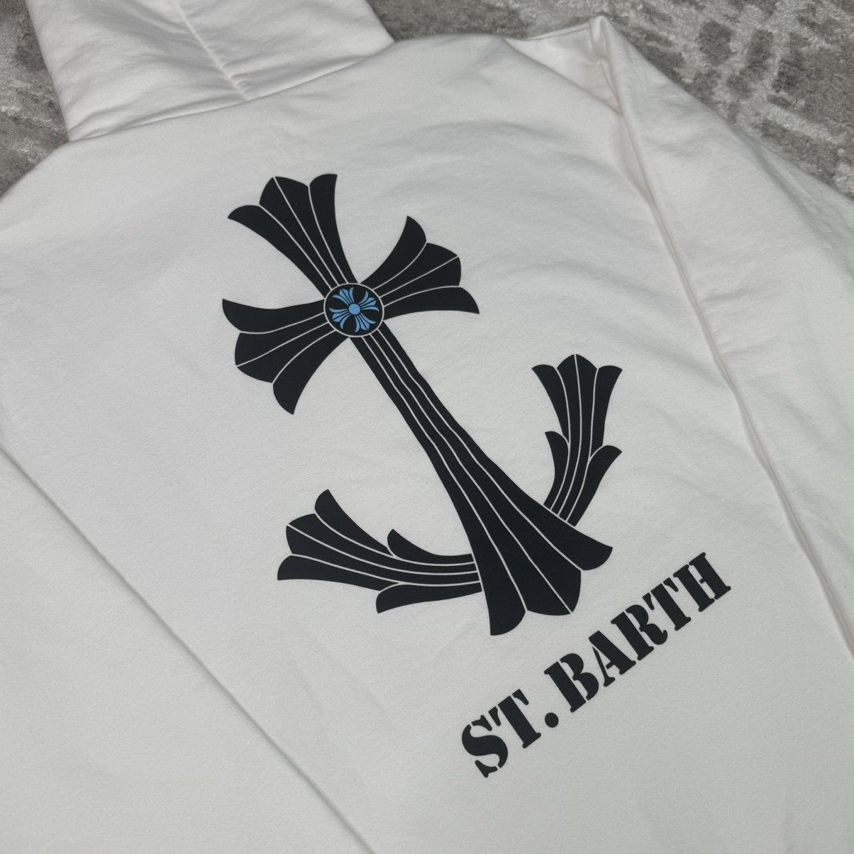 Chrome Hearts St barths cross pullover hoodie Size US L / EU 52-54 / 3 - 5 Thumbnail