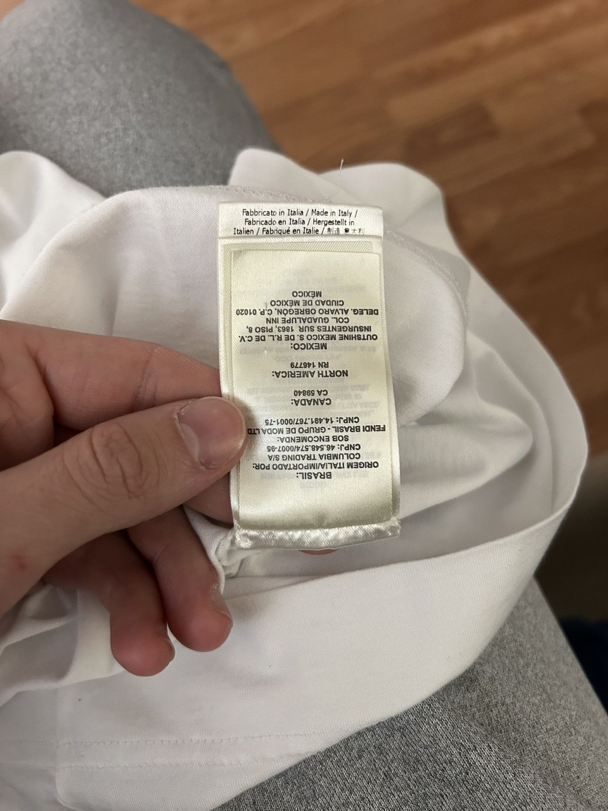 Fendi Fendi tee Size US L / EU 52-54 / 3 - 8 Thumbnail