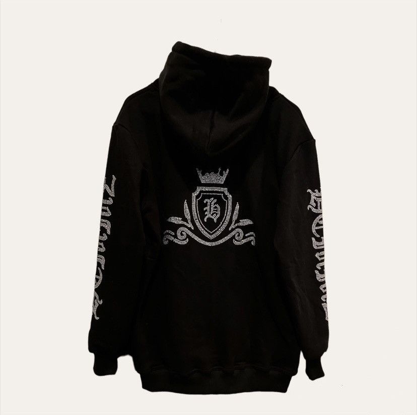Other black rhinestone zip up hoodie Size M / US 6-8 / IT 42-44 - 3 Thumbnail