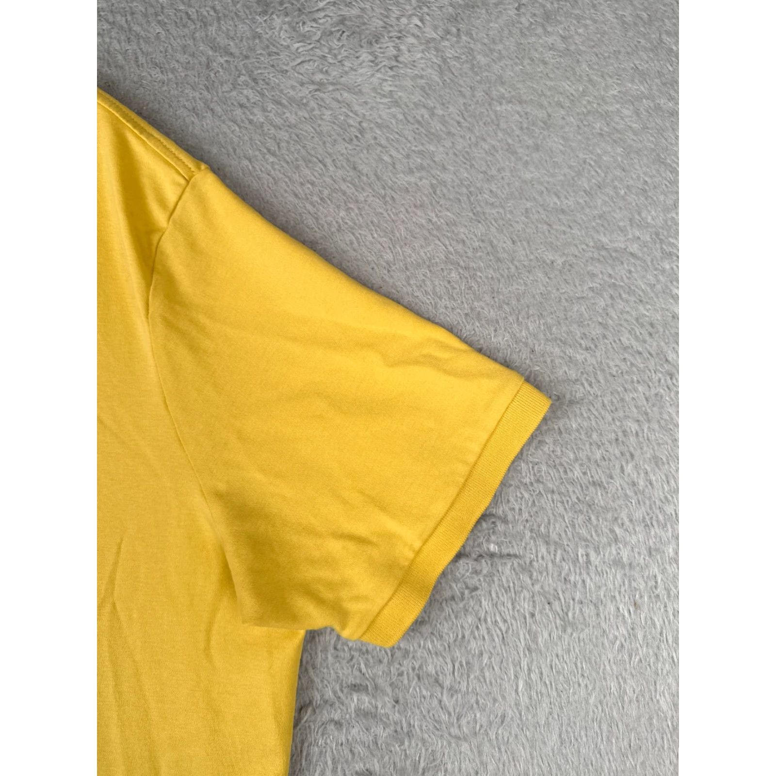 Ralph Lauren Ralph Lauren Polo Shirt Adult XL Yellow 100% Cotton Jersey Short Sleeve Casual Mens Size US XL / EU 56 / 4 - 2 Thumbnail