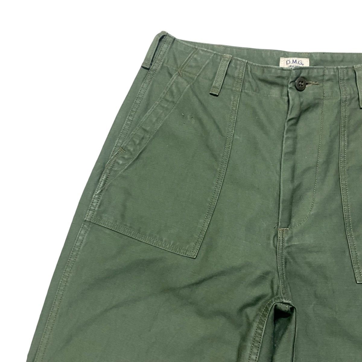 Japanese Brand D.M.G Domingo OG107 Us Army Fatigue Pants Sateen Size US 28 / EU 44 - 4 Thumbnail