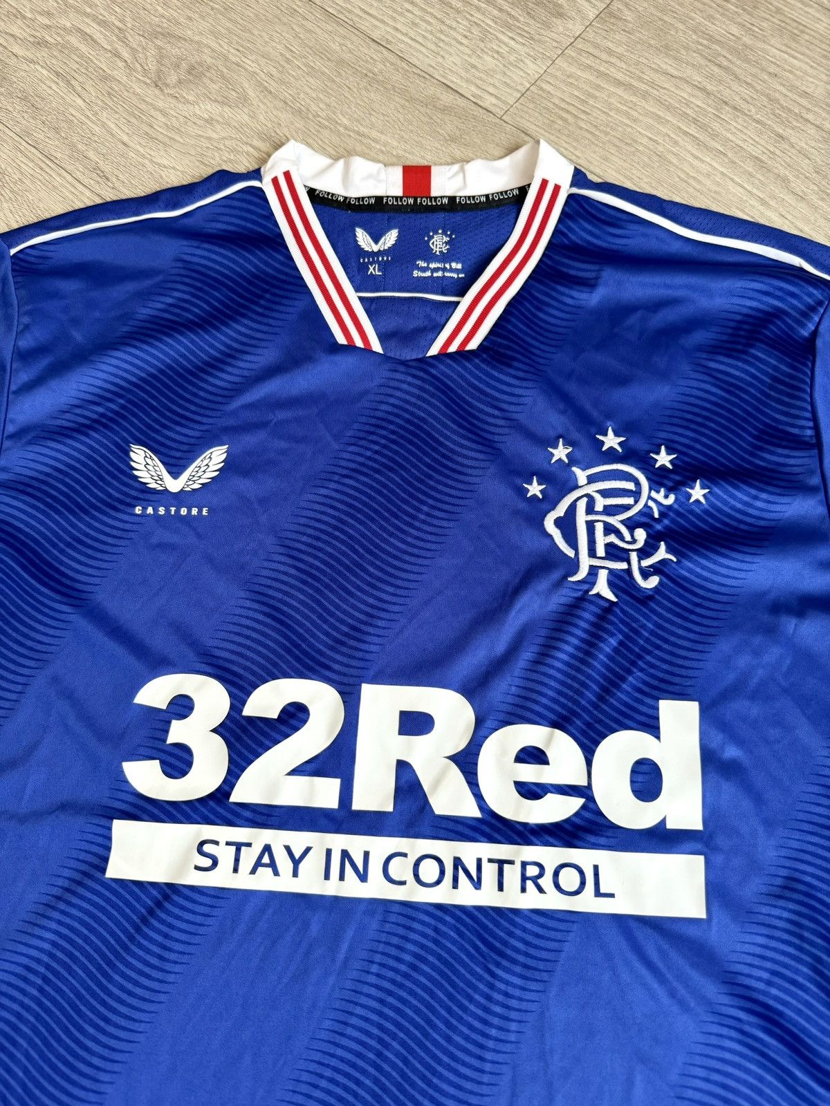 Castore 🔷Castore Glasgow Rangers 2020/21 Soccer jersey🔷 Size US XL / EU 56 / 4 - 2 Thumbnail