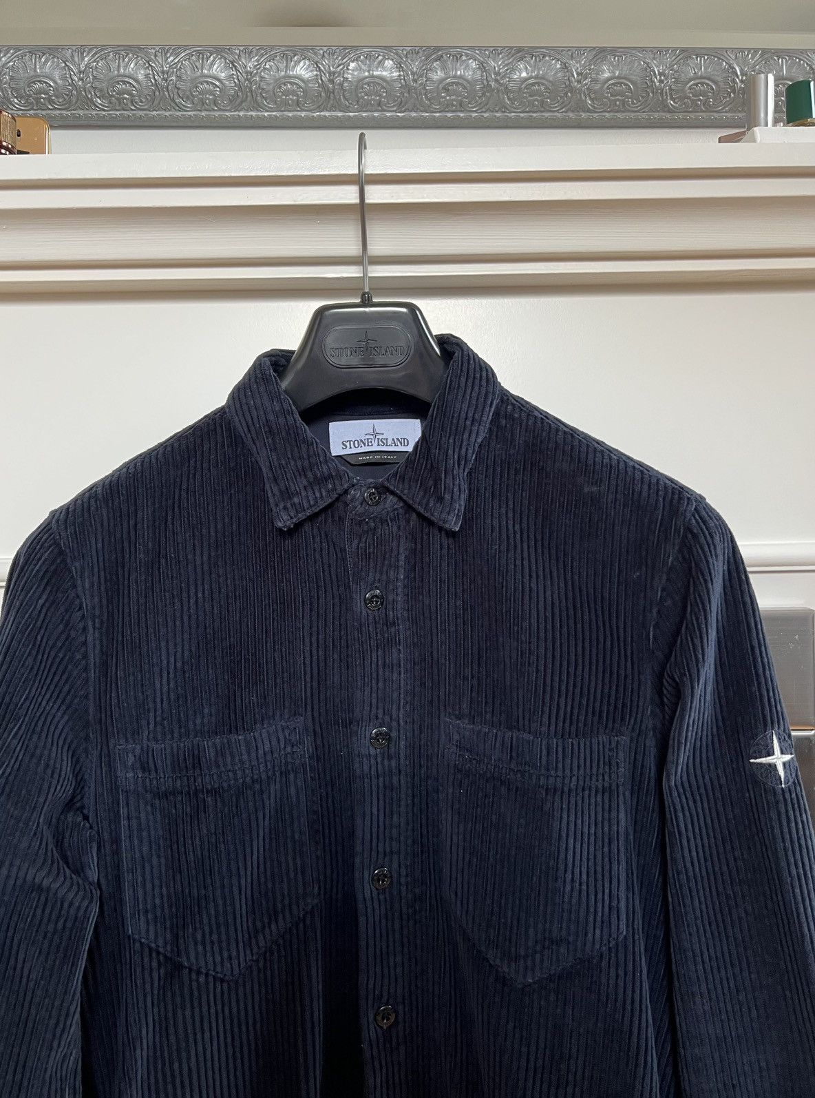 Stone Island Stone Island | Corduroy Overshirt | Black | Size S Size US S / EU 44-46 / 1 - 4 Thumbnail