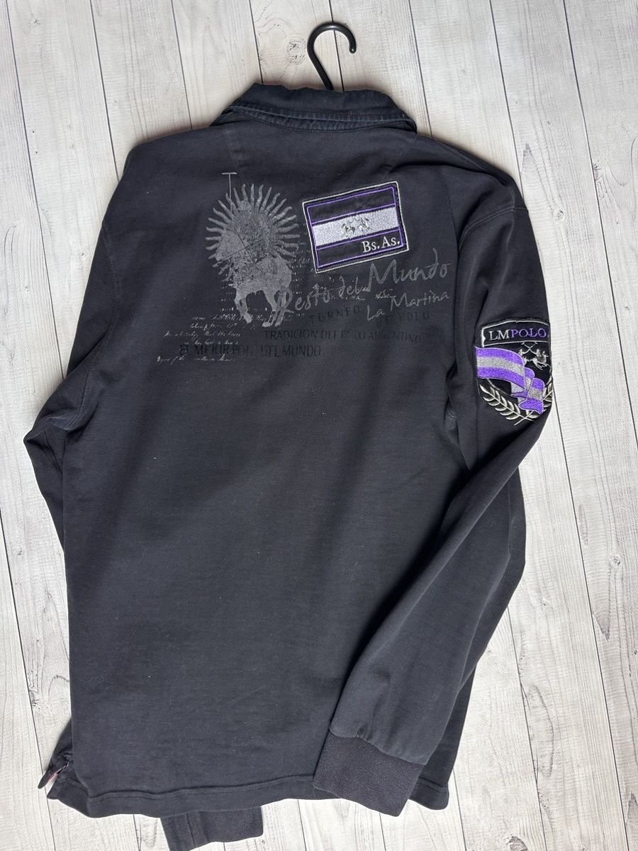 La Martina × Vintage Vintage L A Martina rugby jersey size XL big logo Size US XL / EU 56 / 4 - 6 Thumbnail