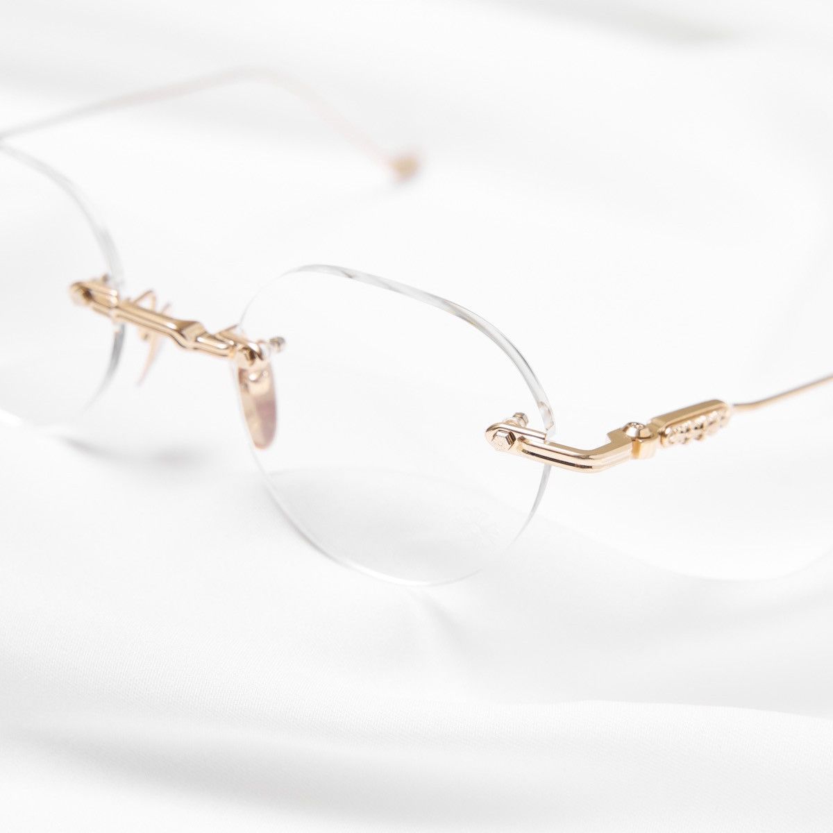 Chrome Hearts CHROME HEARTS SOFFFFFFFFERS I GOLD PLATED GLASSES Size ONE SIZE - 3 Thumbnail