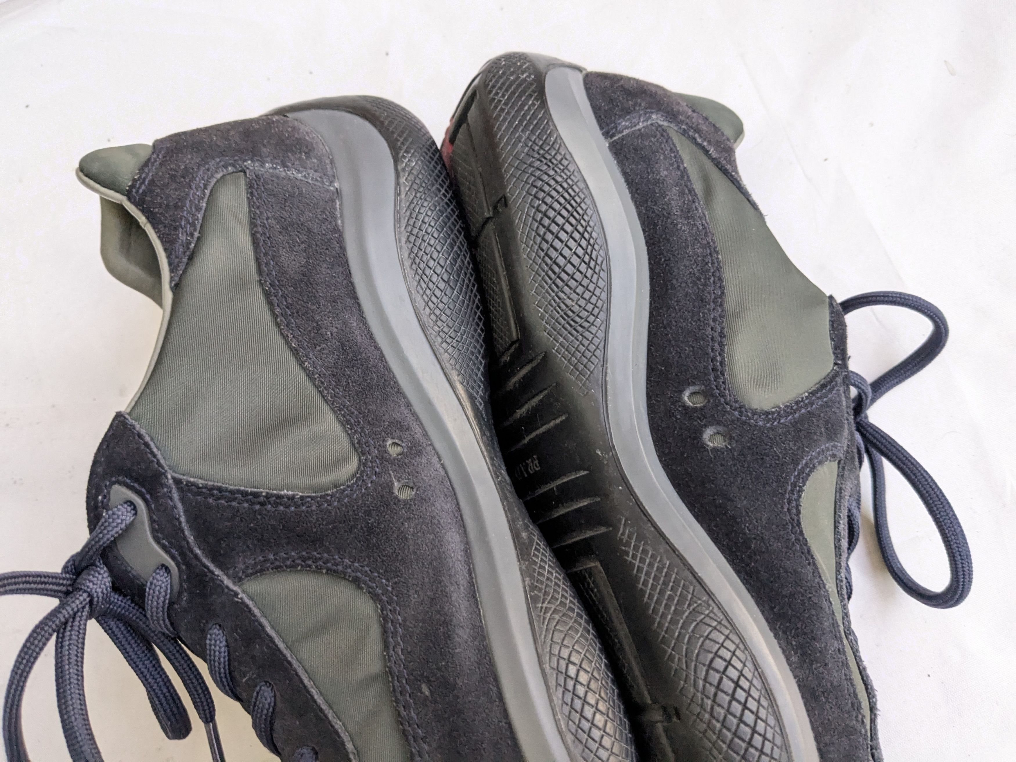 Prada Prada America's Cup Sneakers Navy Blue 9.5 Low suede Size US 9.5 / EU 42-43 - 8 Thumbnail