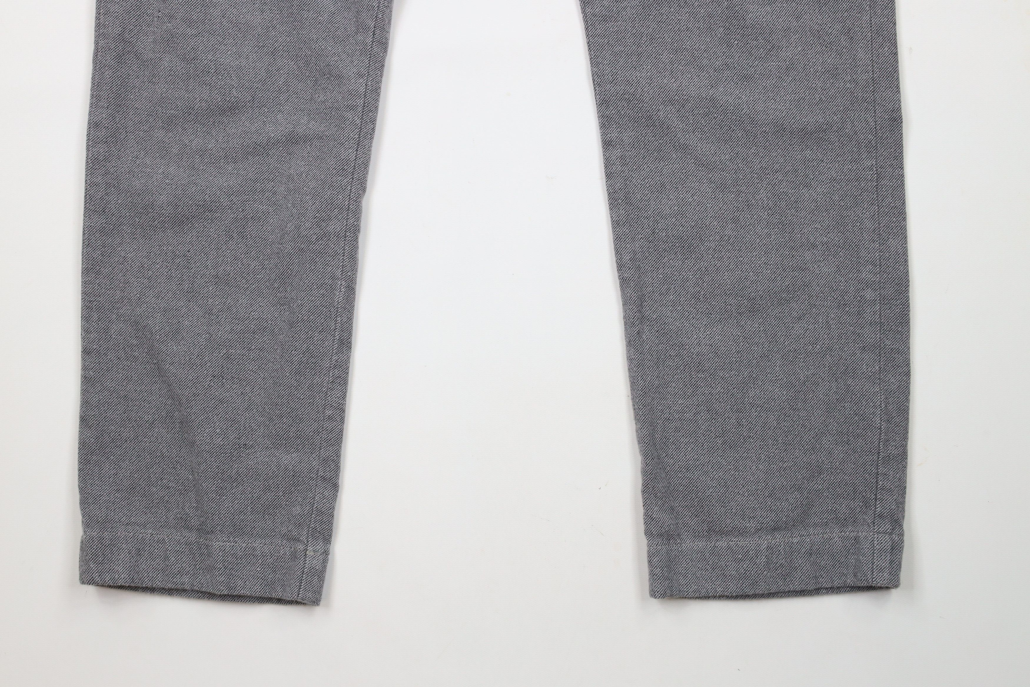 J.Crew × Vintage J Crew Slim Fit Flex Brushed Twill Trousers Chino Pants Gray Size US 32 / EU 48 - 4 Thumbnail
