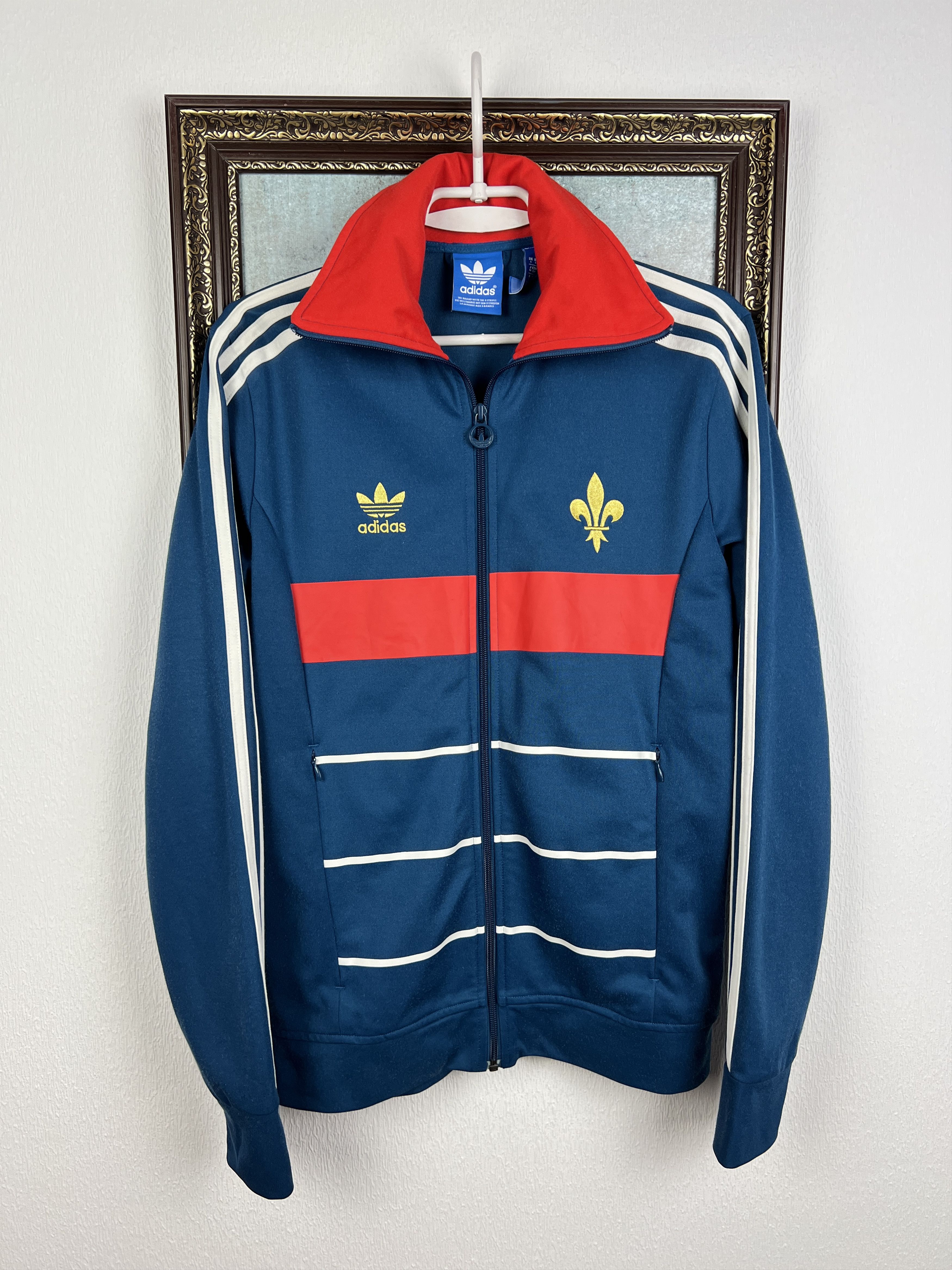 Adidas Originals France Football Jacket Soccer Track Worl Cup Size US S / EU 44-46 / 1 - 1 Thumbnail