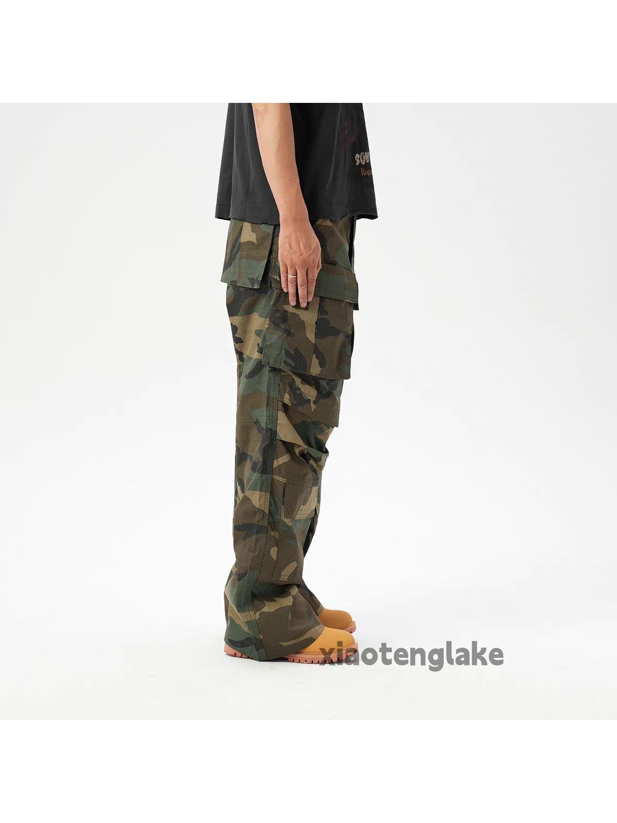 Vintage ltx loose baggy military outdoor tactical cargo pants Size US 32 / EU 48 - 8 Thumbnail