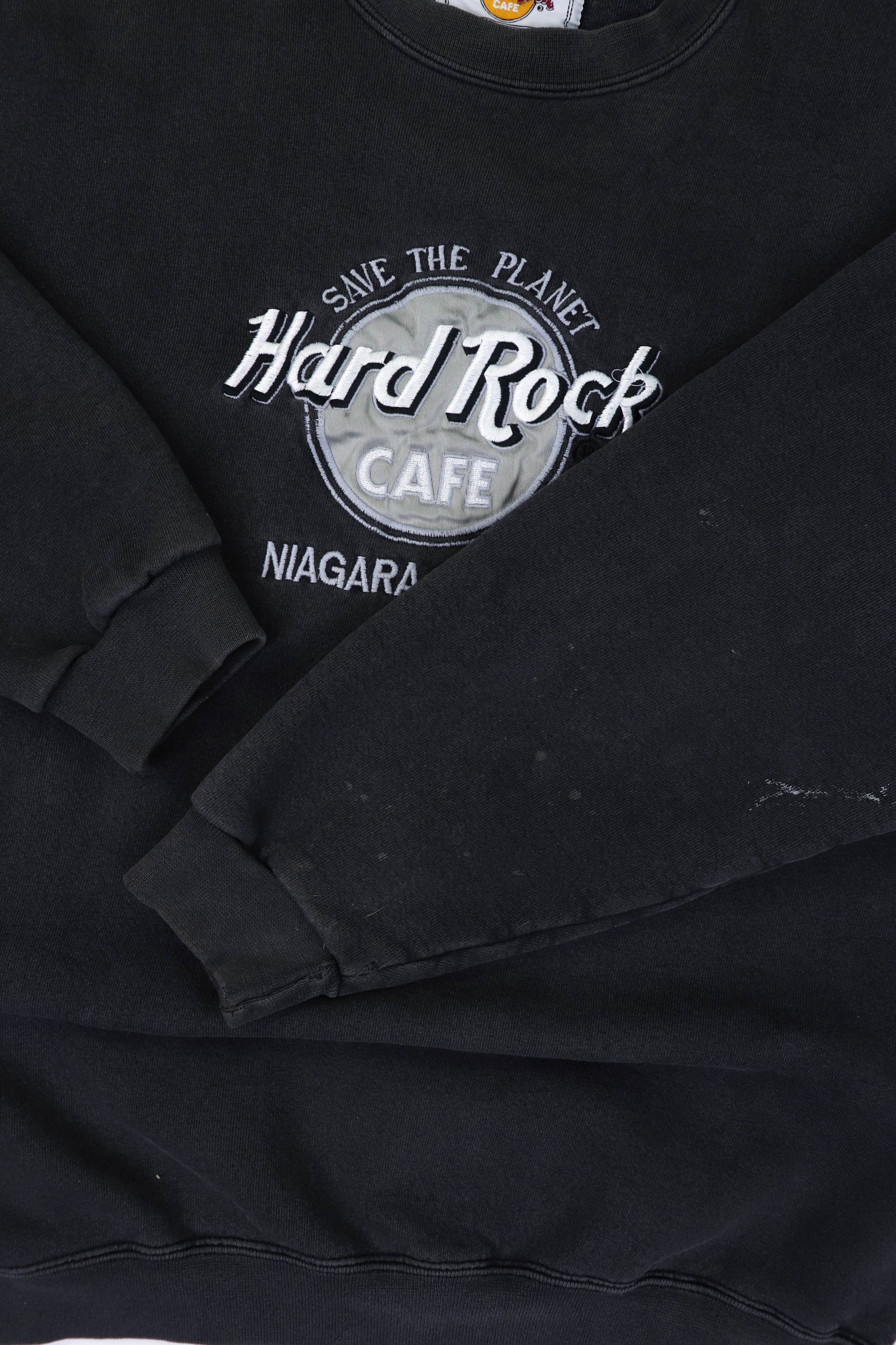 Hard Rock Cafe Hard Rock Cafe 90s Vintage Made in USA Distressed Sweatshirt Size US L / EU 52-54 / 3 - 6 Thumbnail