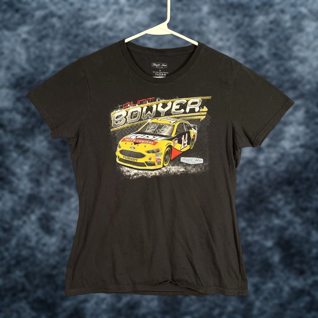 NASCAR VINTAGE Nascar Racing Clint Bowyer Ford Fusion Car T Shirt Womens Medium Black Size M / US 6-8 / IT 42-44 - 1 Thumbnail