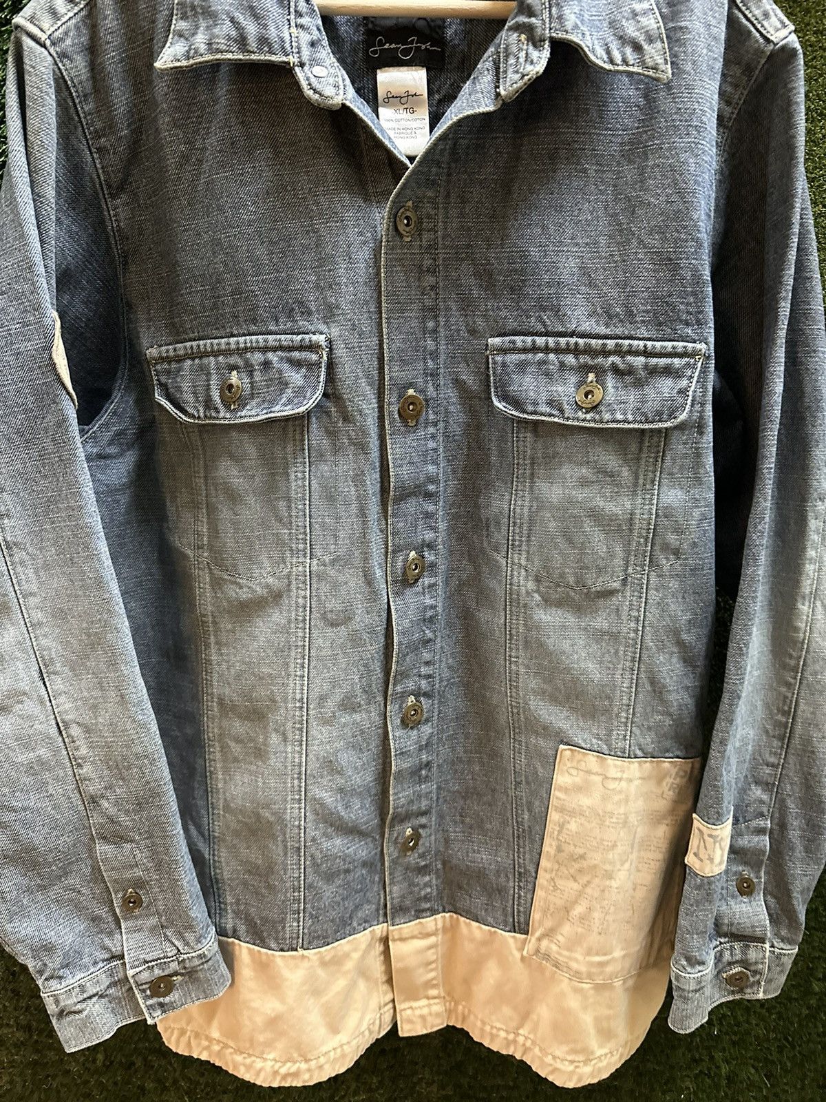 Sean John × Vintage Vintage Sean John Denim Jacket Size XL Size US XL / EU 56 / 4 - 4 Thumbnail