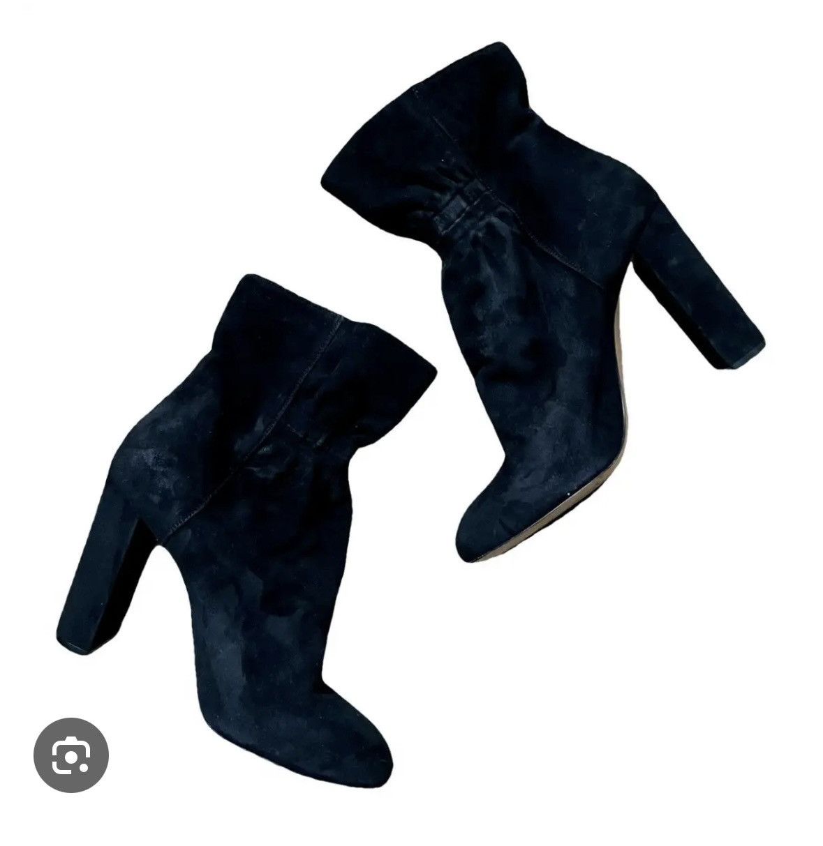 Chloe Chloé suede heeled leather boots 35.5 black Size US 4.5 / IT 34.5 - 1 Thumbnail