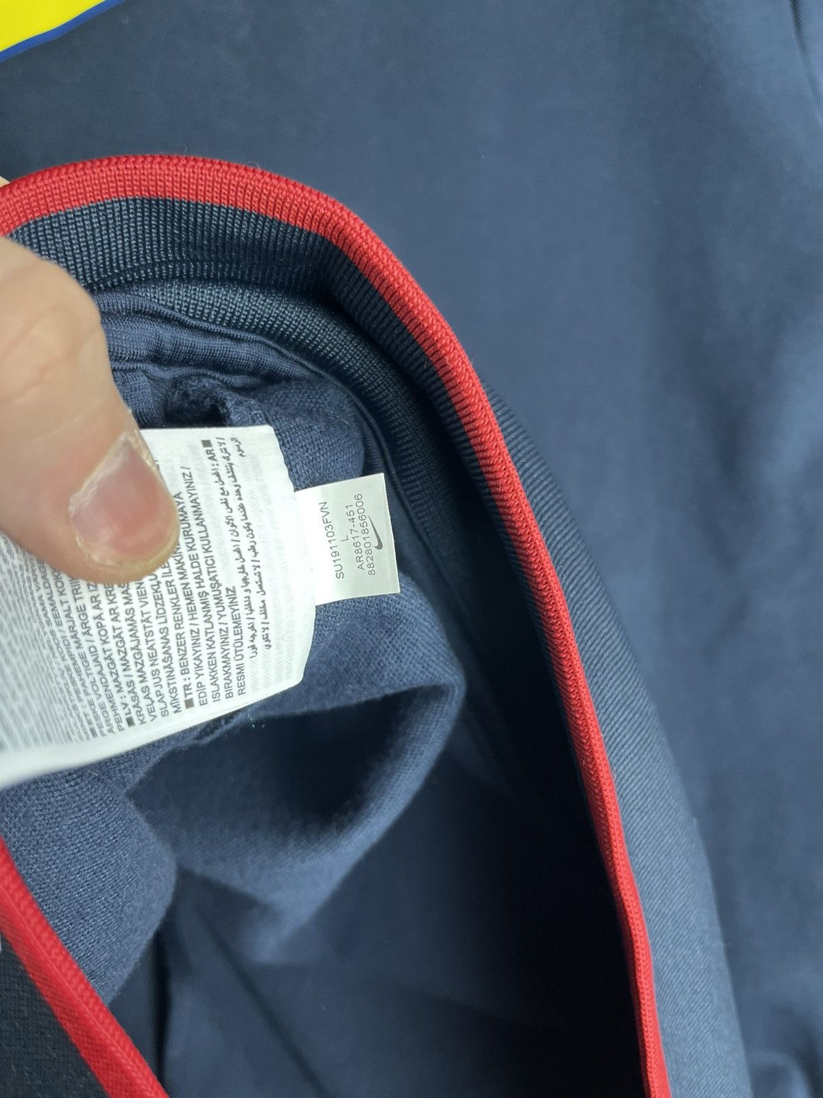 Nike Nike barcelona zip sweatshirt Size US L / EU 52-54 / 3 - 9 Thumbnail