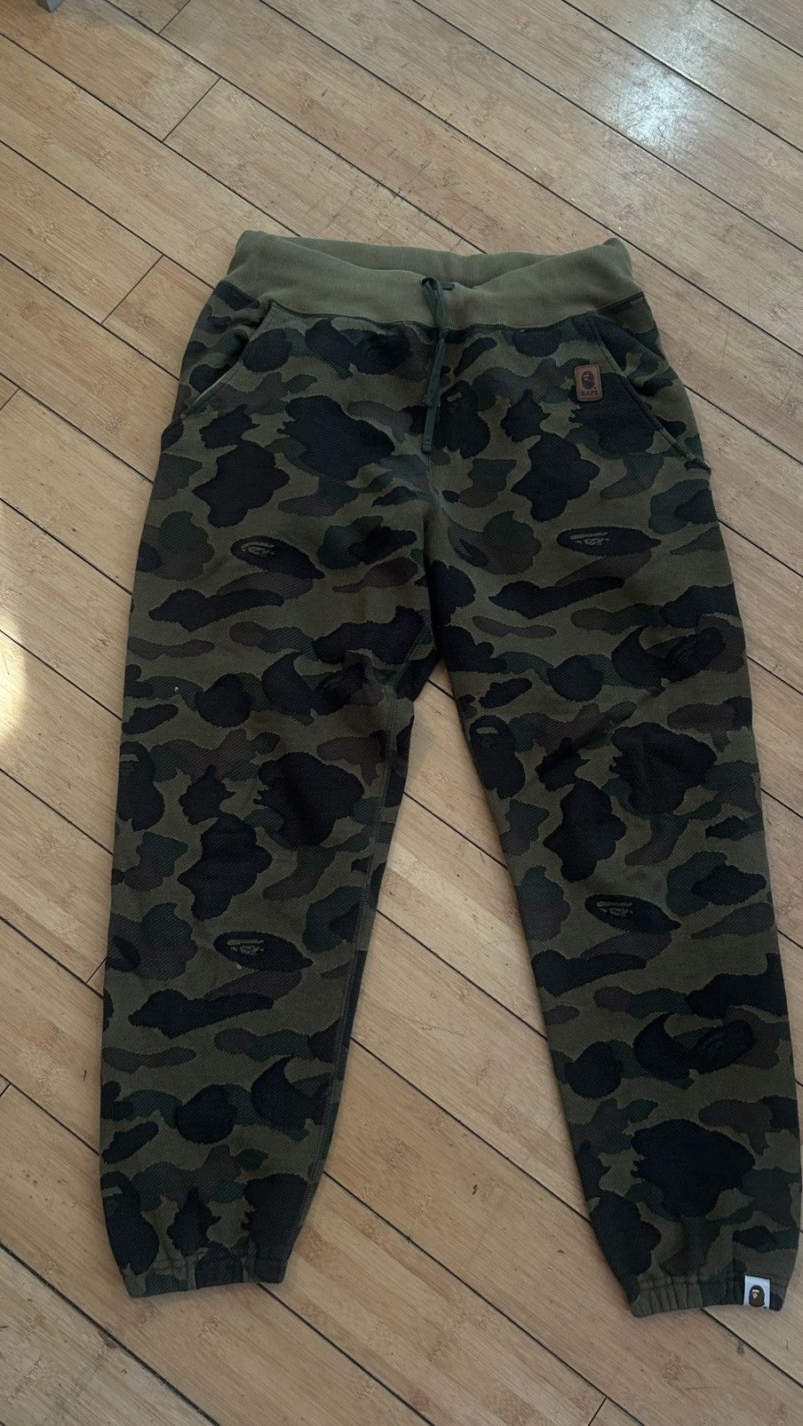 Bape 1st Camo Jacquard Sweat Pants Size US 30 / EU 46 - 1 Thumbnail