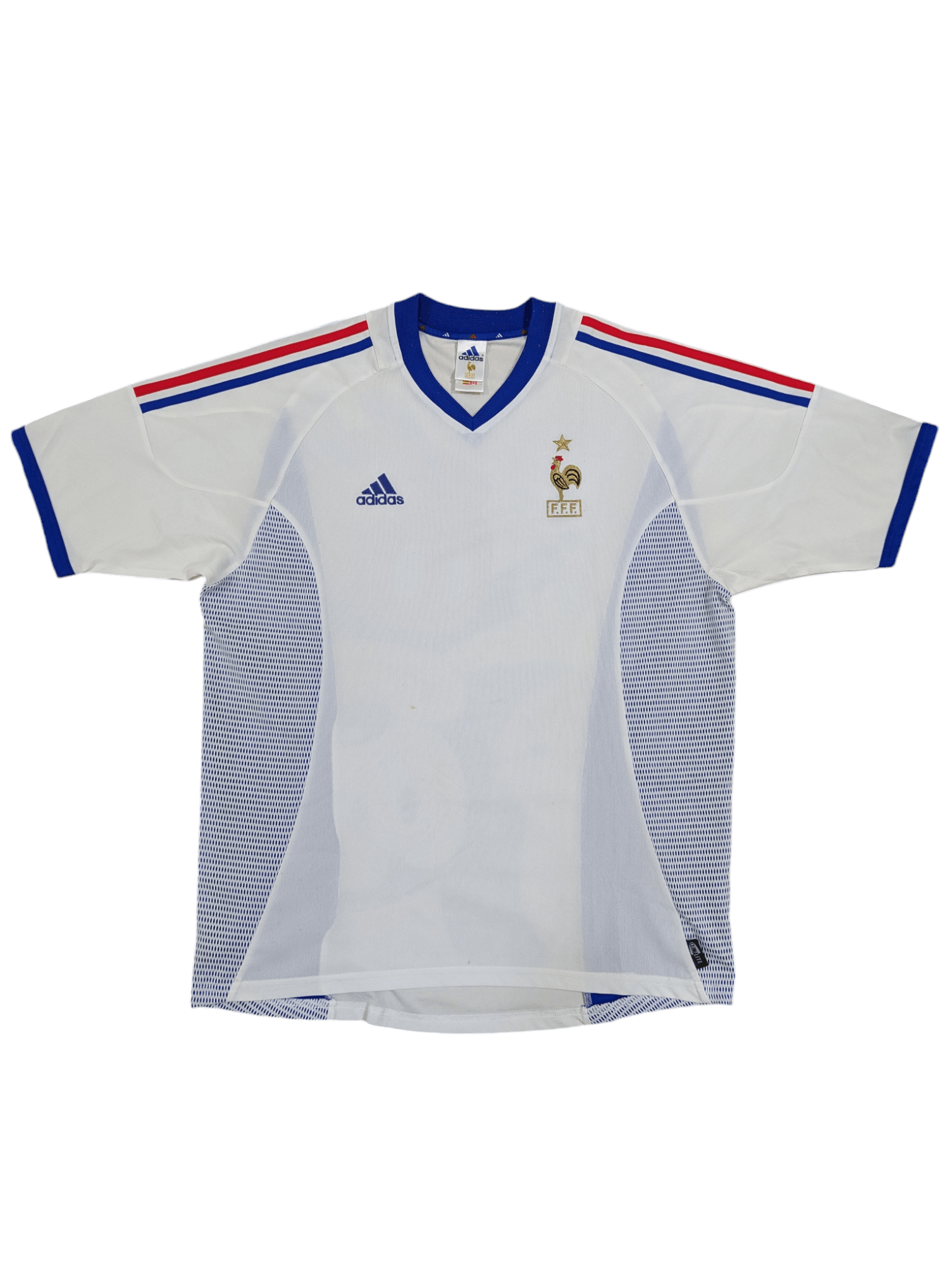 Adidas ADIDAS FRANCE 2002/2004 FOOTBALL JERSEY SIZE L Size US L / EU 52-54 / 3 - 1 Thumbnail