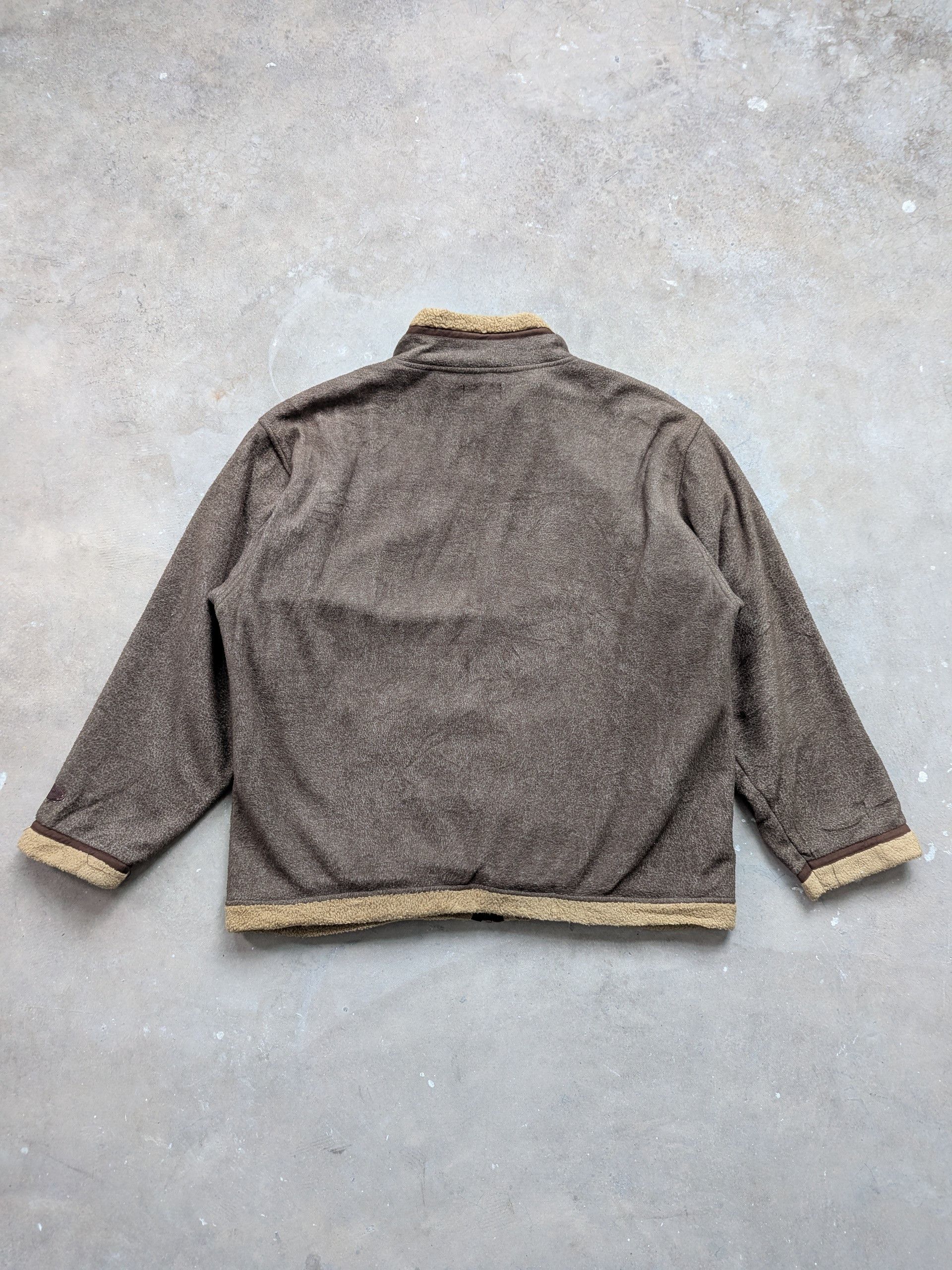 Japanese Brand × Vintage Vintage 2000s Crocodile Fleece Jacket B 3 Pattern Style Size US L / EU 52-54 / 3 - 14 Thumbnail