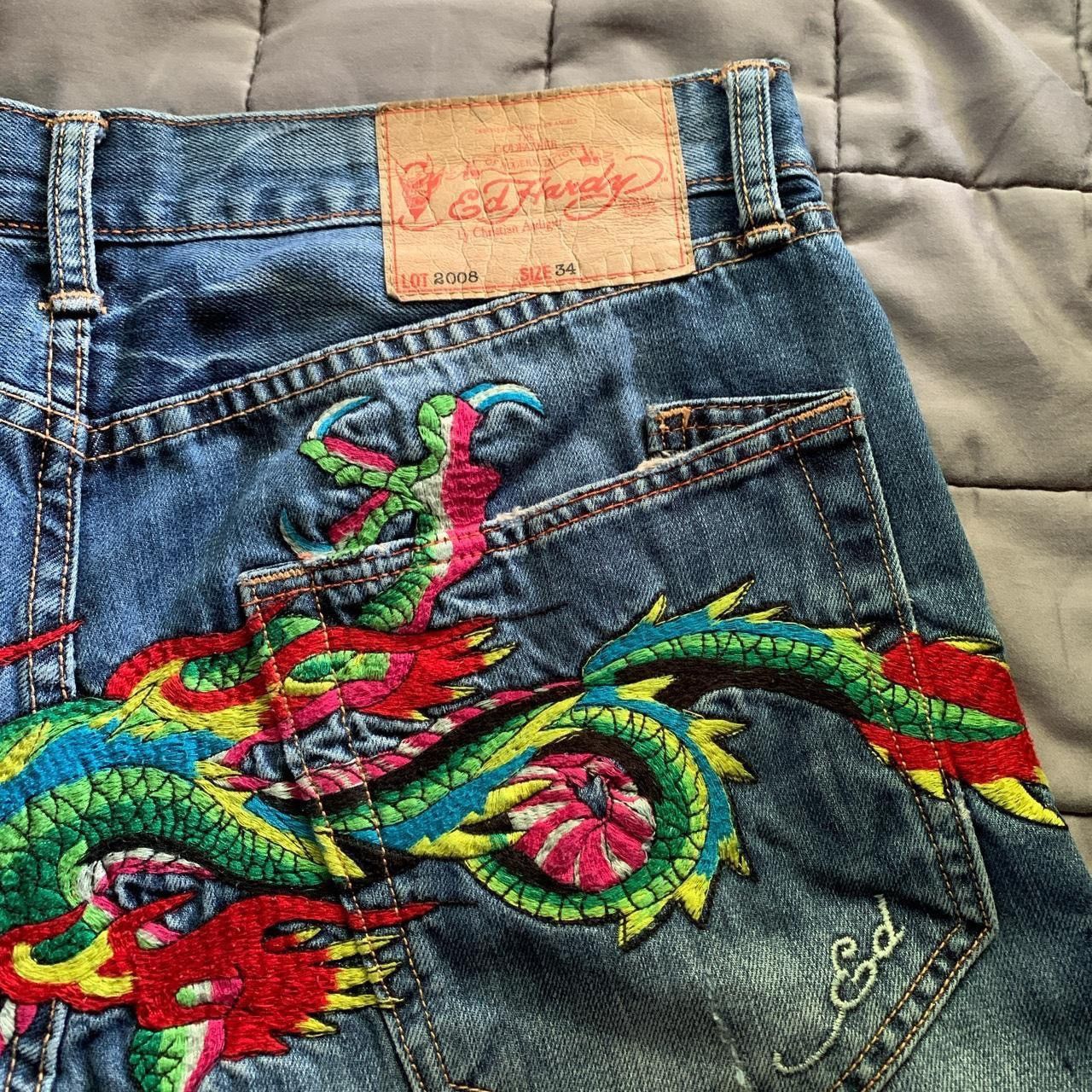 Ed Hardy Ed Hardy Vintage Jeans/ Waist 34/Length 34 Size US 34 / EU 50 - 2 Thumbnail