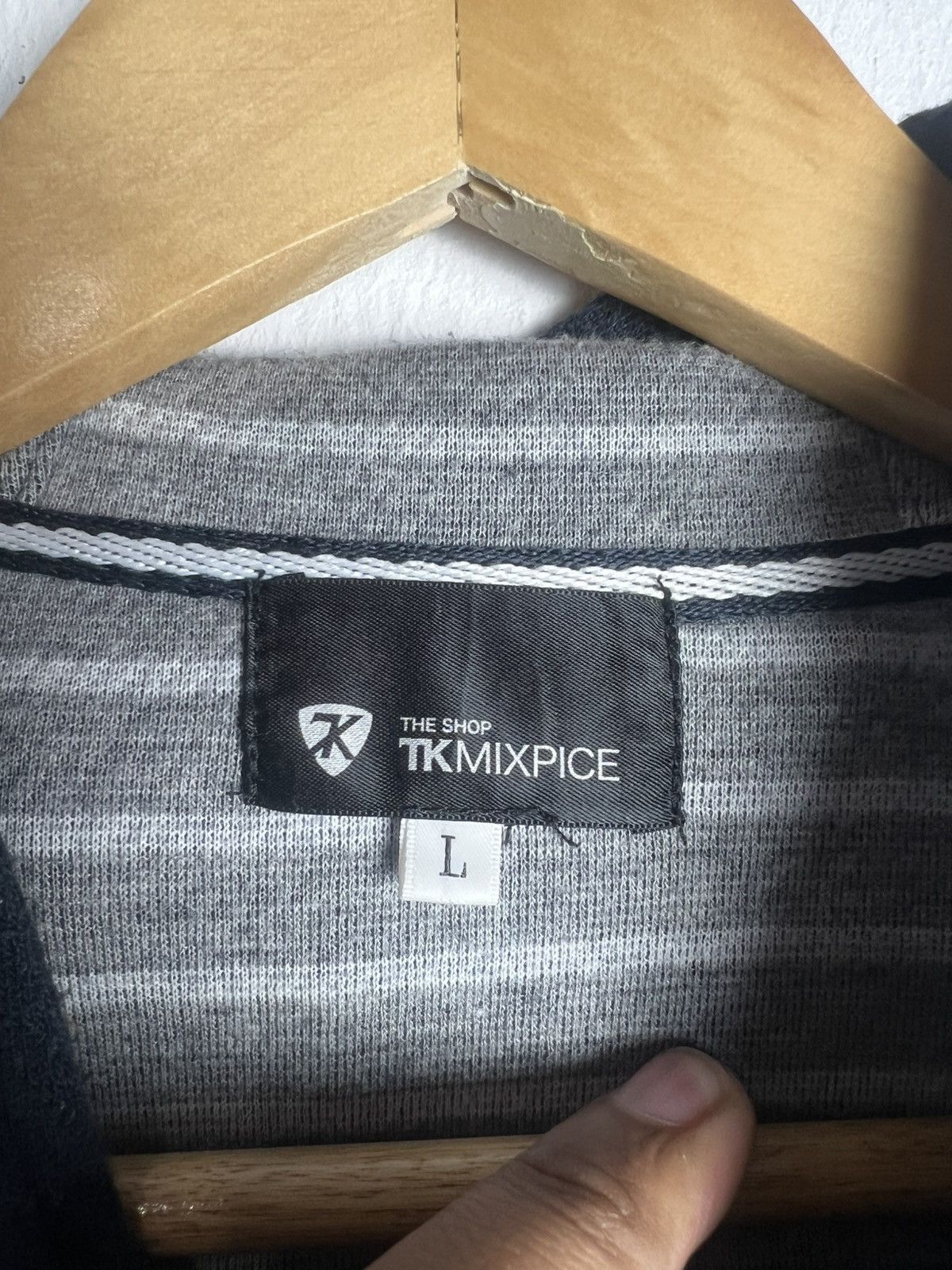 Japanese Brand TK Mixpiece Vest Hoodie Size US L / EU 52-54 / 3 - 8 Thumbnail