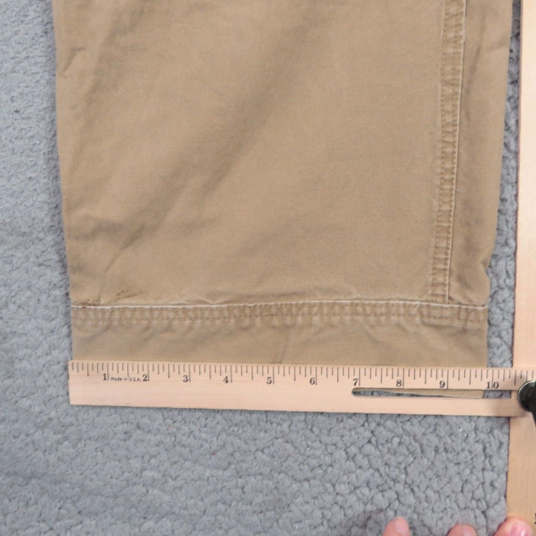 Vintage VINTAGE Wonderwall Cargo Pants Mens 35 Baggy Military Raver Skater Paratrooper Surfer Y2K 36x30 Beige Cotton Wide-Leg Mens Pants Size US 35 - 3 Thumbnail