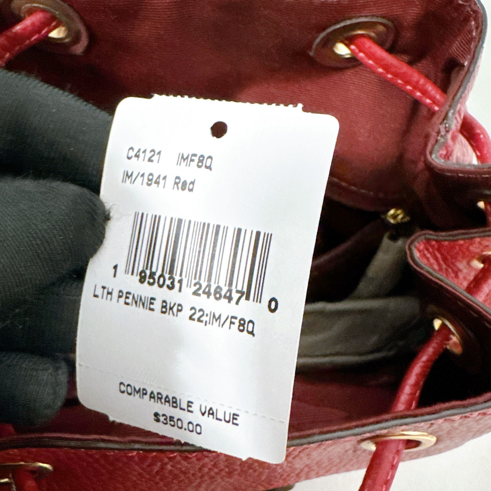 Coach C4121 Penny Backpack 22 IN Red