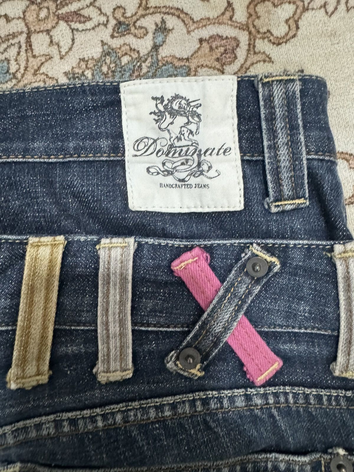 If Six Was Nine × Japanese Brand × Vintage Vintage Dominate Handcrafted Double Waist Jeans Size US 32 / EU 48 - 7 Thumbnail