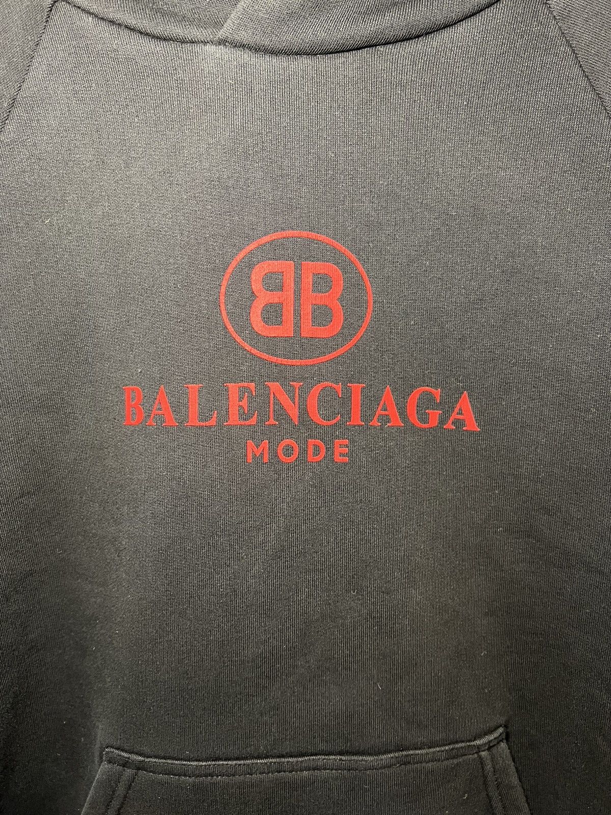 Balenciaga Balenciaga BB Mode 2018 red logo pullover hoodie Size US L / EU 52-54 / 3 - 4 Thumbnail