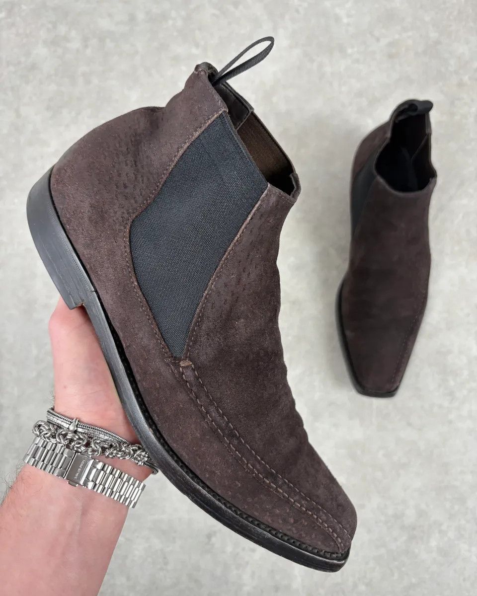 Prada AW2004 Prada Brown Classy Leather Boots Size US 7 / EU 40 - 1 Thumbnail