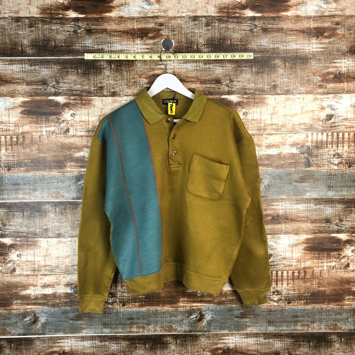 Vintage Toroy vintage sweatshirt Green Knitwear #A1992 Size US M / EU 48-50 / 2 - 1 Thumbnail