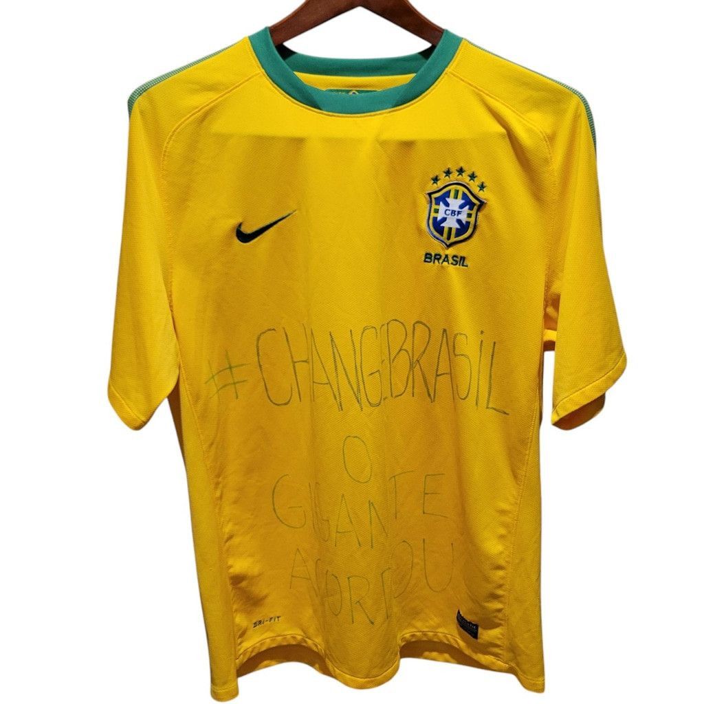 Nike Nike Dri-Fit Authentic Brazil National Team Soccer Jersey #7 Size US XL / EU 56 / 4 - 2 Thumbnail