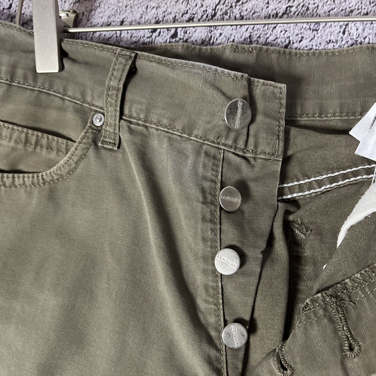 Carhartt × Vintage 🦖VINTAGE🦖 Carhartt Dark Green Texas cotton Pants Size US 31 - 8 Thumbnail