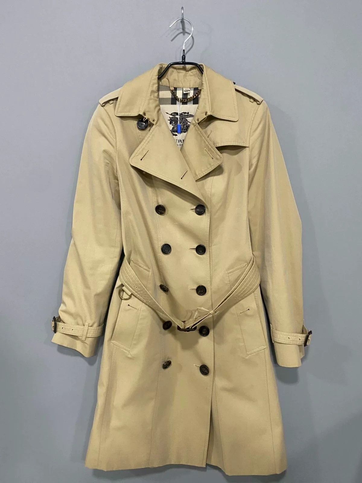 Burberry Burberry Sandringham Khaki Double-Breasted Coat Size M / US 6-8 / IT 42-44 - 1 Thumbnail