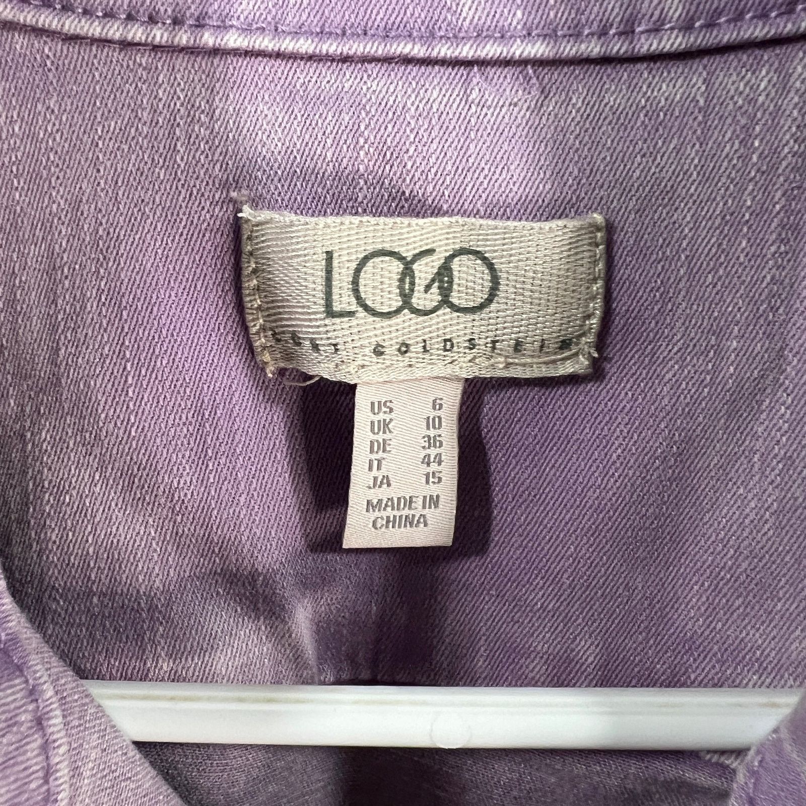 Other LOGO by Lori Goldstein Jeans Jacket Womens Size M / US 6-8 / IT 42-44 - 4 Thumbnail