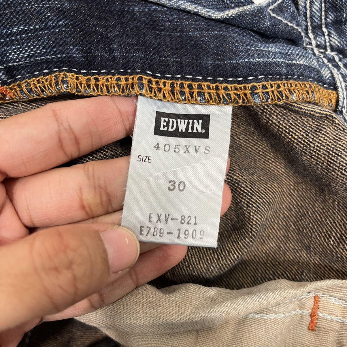 Japanese Brand Vintage Edwin Lot 405 Distressed Denim Jeans Size 32" / US 10 / IT 46 - 21 Thumbnail